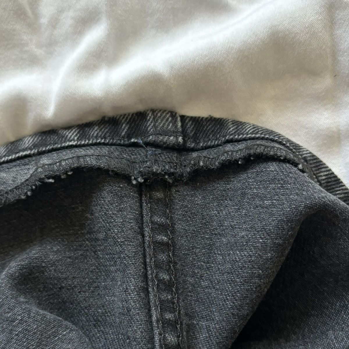 Bare Knuckles Bare Knuckles Studded Serge Loose Bootcut Jeans Washed Black Size US 36 / EU 52 - 7 Thumbnail
