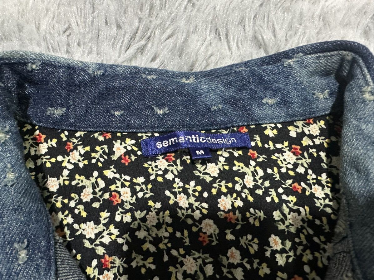 semanticdesign Y2K Semantic Design Shotgun Distressed Western Denim Shirt Size US M / EU 48-50 / 2 - 15 Thumbnail