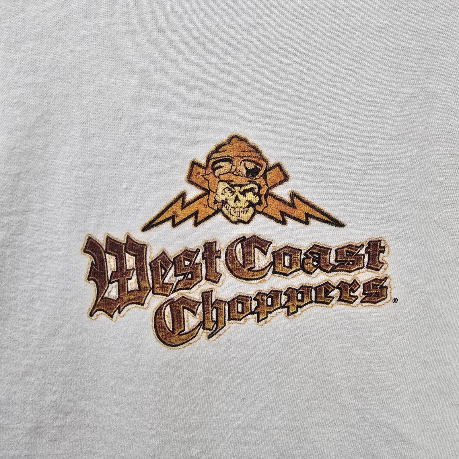Other Vintage West Coast Choppers Shirt Mens XL Skeleton Biker Y2K Size US XL / EU 56 / 4 - 4 Thumbnail