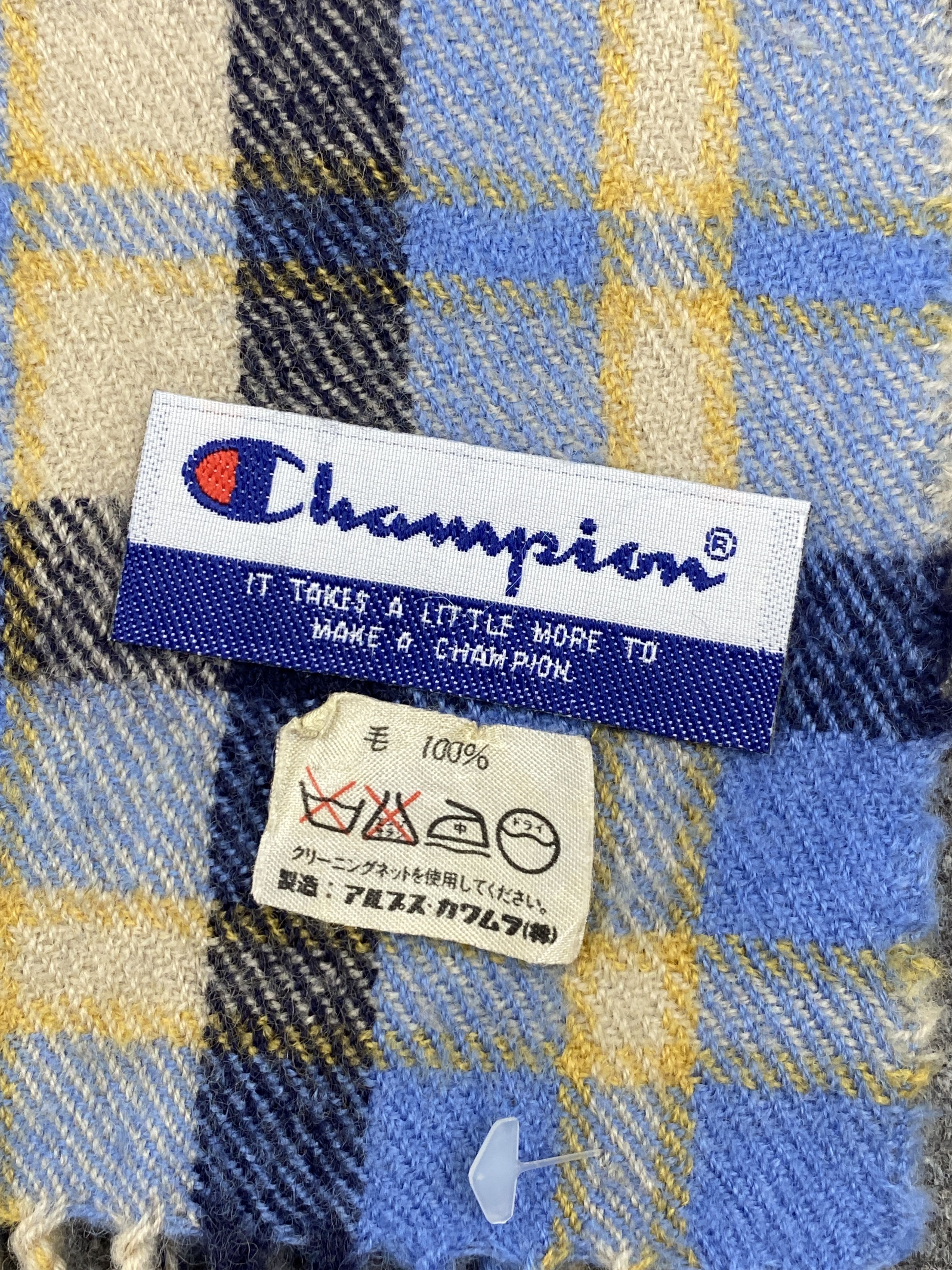 Champion Vintage Champion Scarf Muffler Wool Neckwear SC0304 Size ONE SIZE - 13 Thumbnail