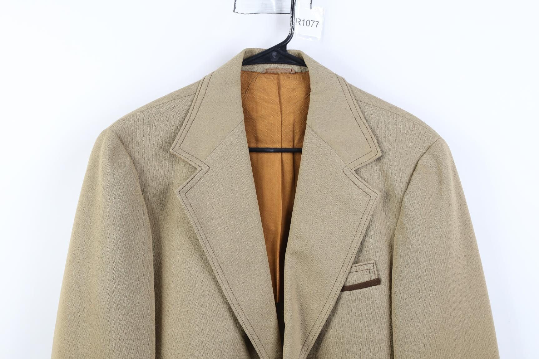 Vintage Vintage 70s Rockabilly Knit Suit Coat Blazer Jacket USA Size US XXL / EU 58 / 5 - 2 Thumbnail