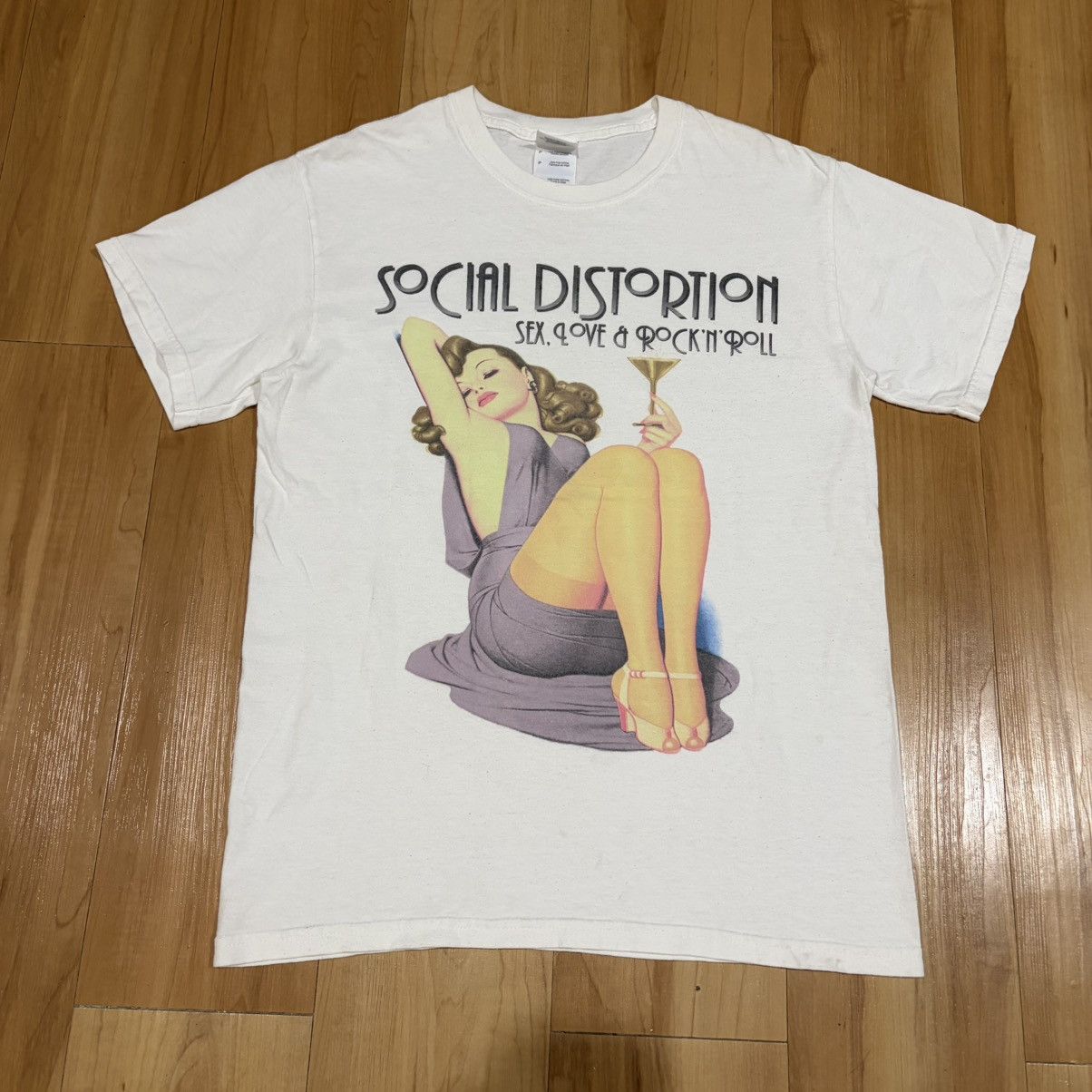 Band Tees Vintage social distortion sex love & rock'n'roll Size US S / EU 44-46 / 1 - 1 Thumbnail