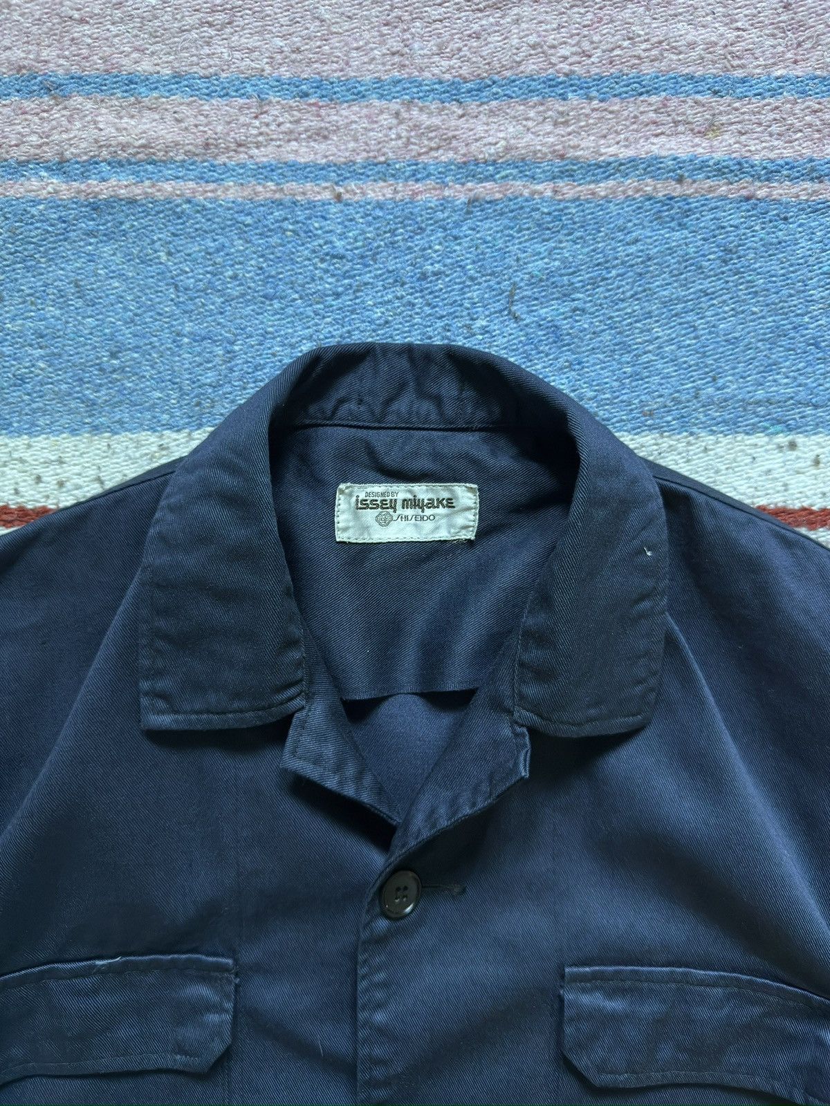 Issey Miyake × Japanese Brand × Vintage Vintage 1990s Issey Miyake Shiseido Work Jacket Size US L / EU 52-54 / 3 - 2 Thumbnail