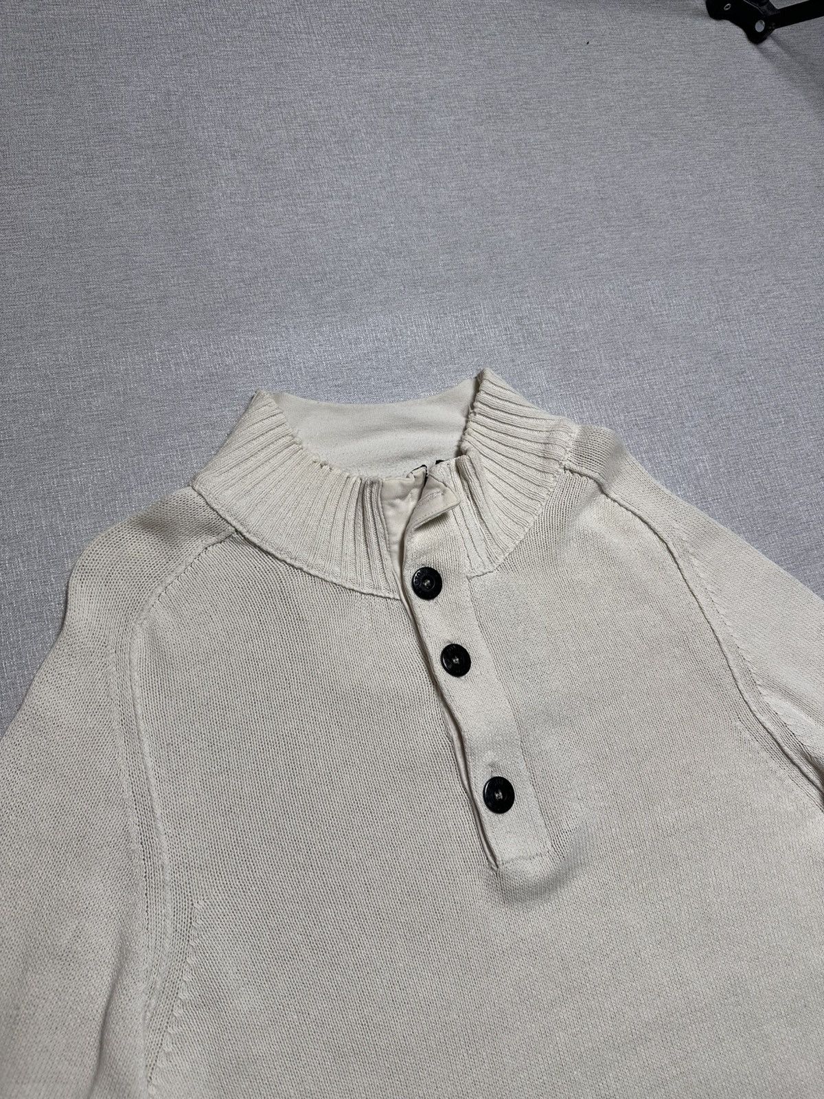 Vintage Stone Island Vintage 1/4 zip Knit Sweater Size US M / EU 48-50 / 2 - 5 Thumbnail