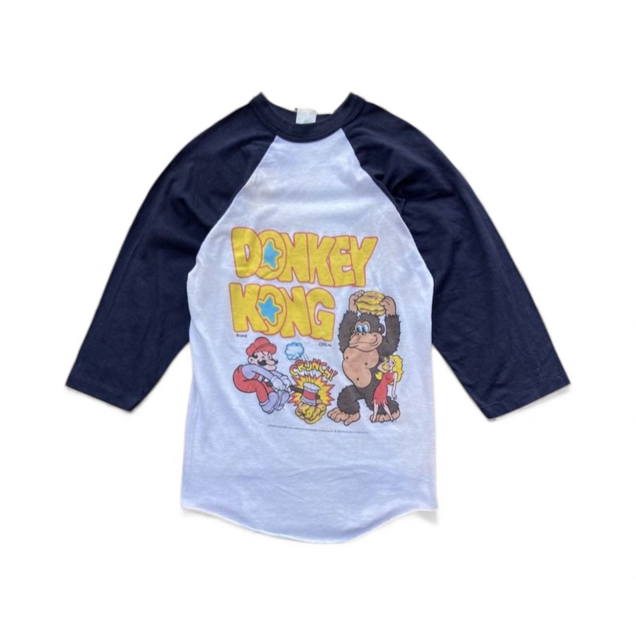 Vintage Vintage 80s Nintendo Promo Donkey Kong Game Baseball T shirt Size US M / EU 48-50 / 2 - 1 Thumbnail