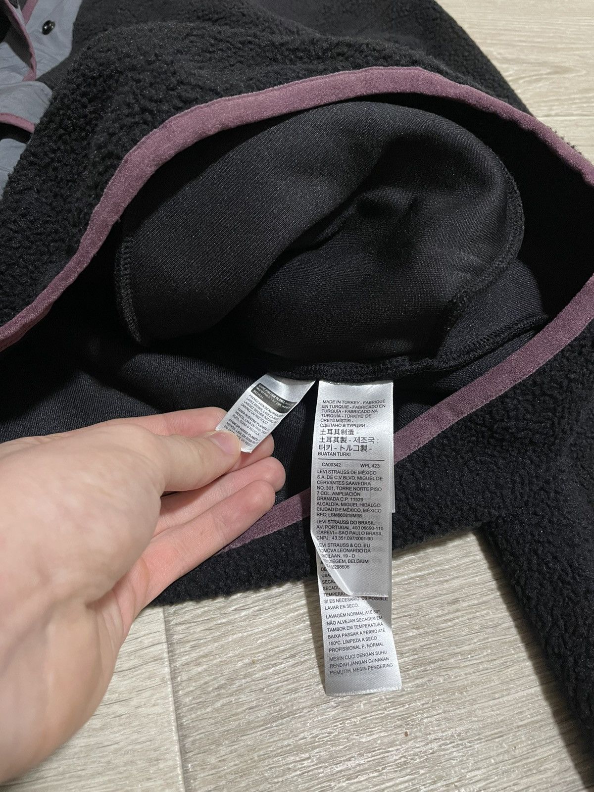 Levi's × Vintage Levi’s Fleece Sherpa Jacket Black Size US L / EU 52-54 / 3 - 10 Thumbnail