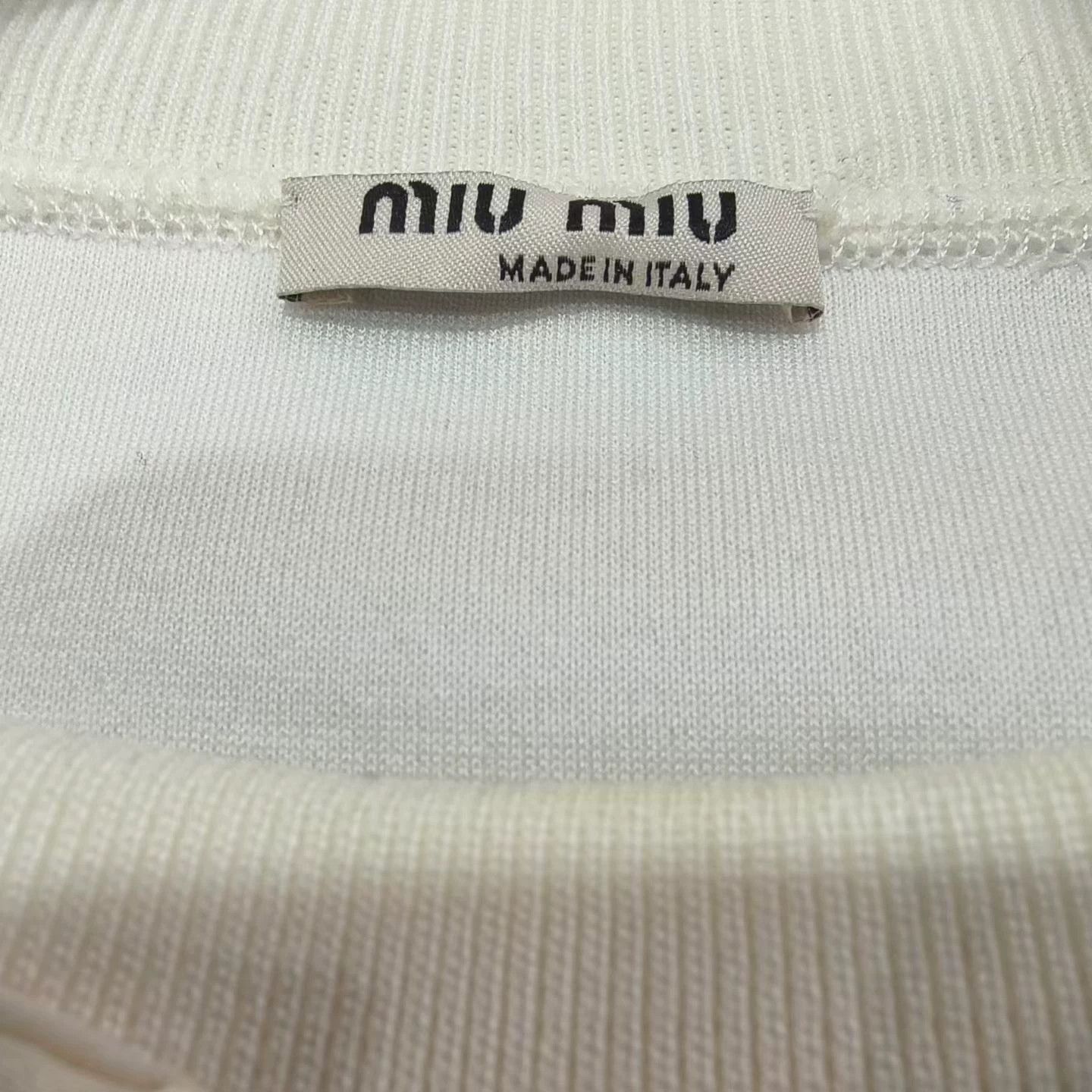 Miu Miu MIUMIU Bow Embroidered Logo Sweatshirt M Size M / US 6-8 / IT 42-44 - 3 Thumbnail