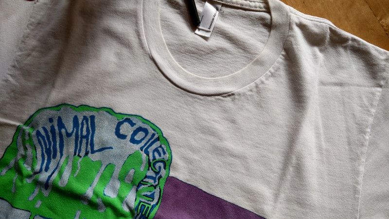 Band Tees × Vintage Rare Animal Collective Shirt 2008 Milkshake Fluo Print Tee S Size US S / EU 44-46 / 1 - 4 Thumbnail
