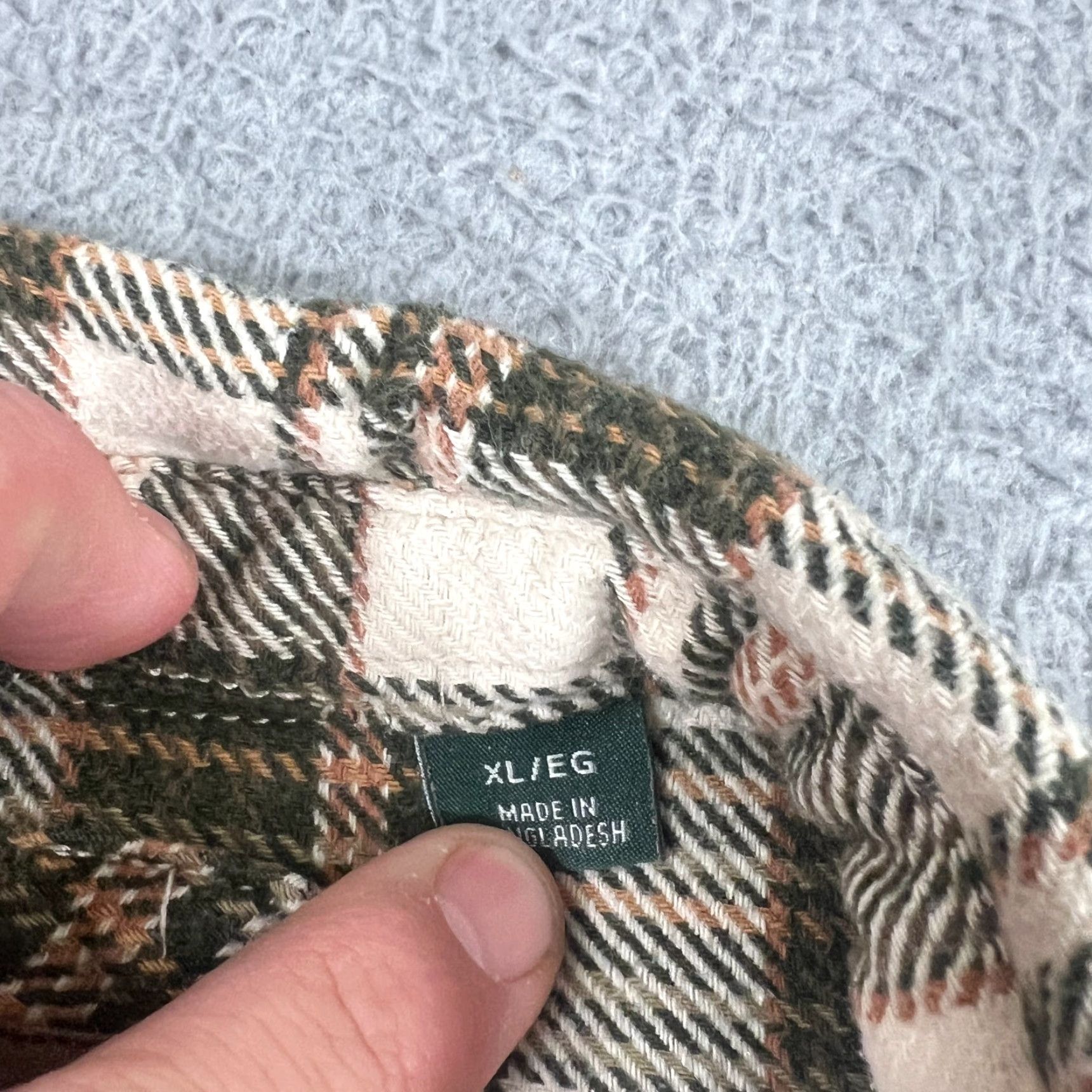 Orvis VINTAGE Orvis Men's Flannel Shirt XL Cotton Plaid Work Shacket Long Sleeve Button-Up Size US XL / EU 56 / 4 - 4 Thumbnail