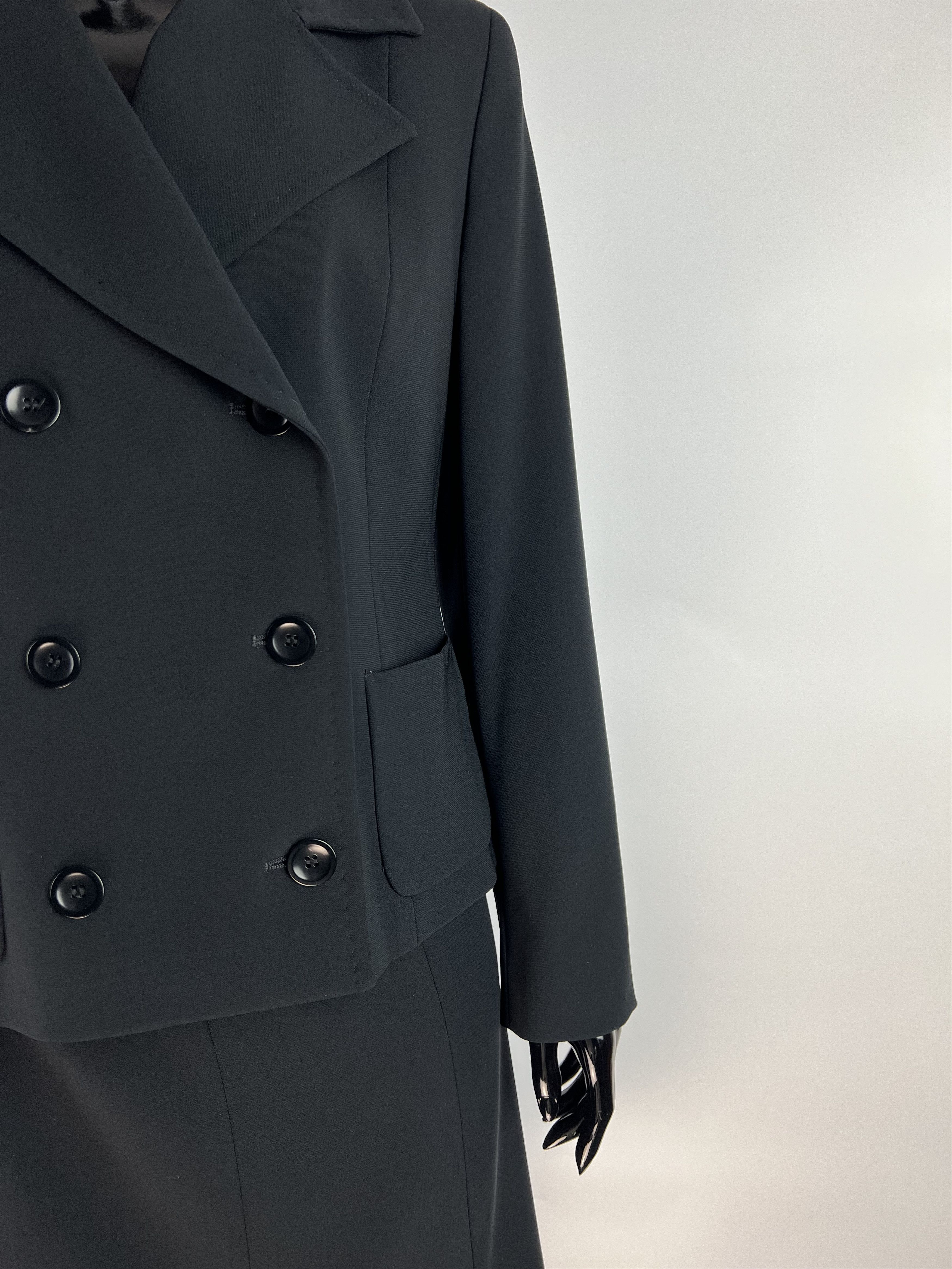 Max Mara Max Mara Black Skirt Suit Size US4 GB6 IT38 Size S / US 4 / IT 40 - 7 Thumbnail