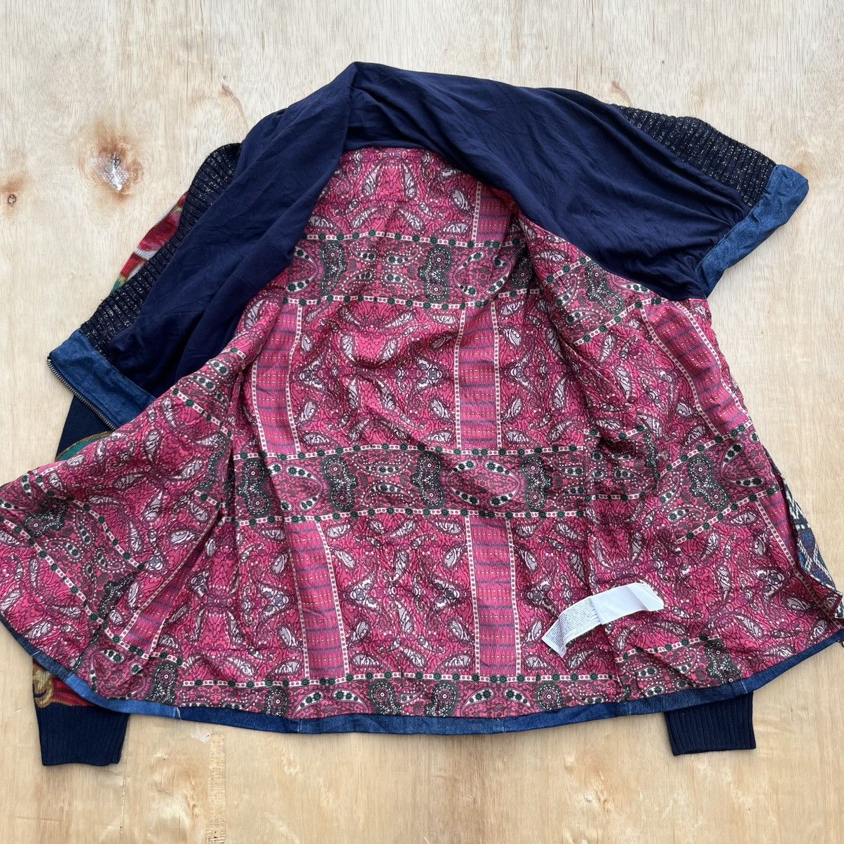 Desigual DESIGUAL JAPANESE BRAND RAMONES DENIM & KNIT JACKET LIKE LGB Size M / US 6-8 / IT 42-44 - 7 Thumbnail