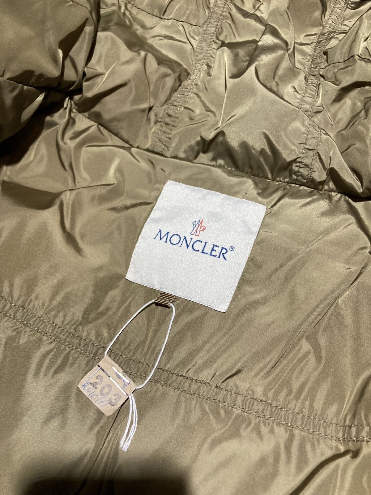 Moncler Moncler Khaki Down Peplum Trim Detailed Seri Jacket Size M / US 6-8 / IT 42-44 - 19 Thumbnail