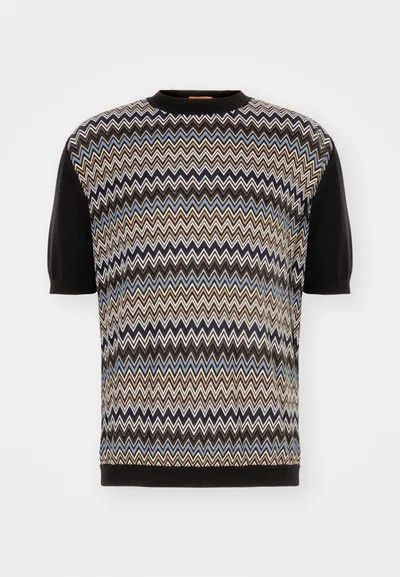 Missoni o1mle0925 Short Sleeve T-Shirt in Multicolor Size US M / EU 48-50 / 2 - 1 Preview