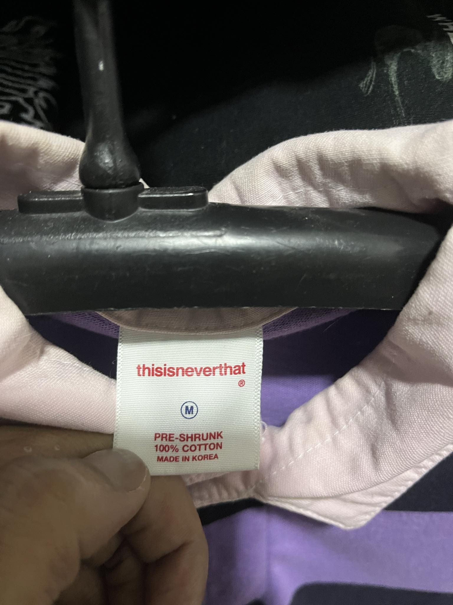 thisisneverthat Thisisneverthat Design Purple Black Striped Polo Shirt Size US M / EU 48-50 / 2 - 6 Thumbnail