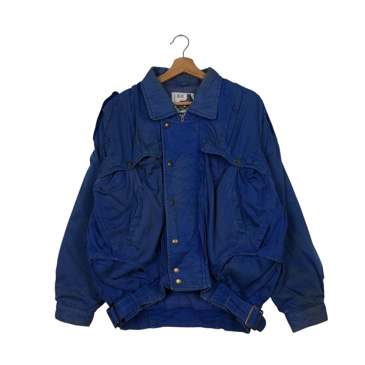 Japanese Brand × Vintage 📌Vintage Bomber Jacket MonteViso Bondage Design Issey Miyake Size US L / EU 52-54 / 3 - 2 Thumbnail