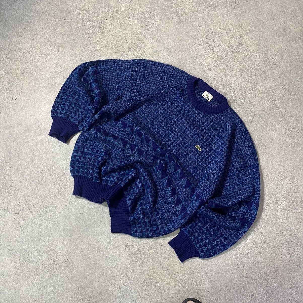Lacoste Vintage Lacoste Sweater Wool Knit Baggy 90s Size US XXL / EU 58 / 5 - 1 Thumbnail