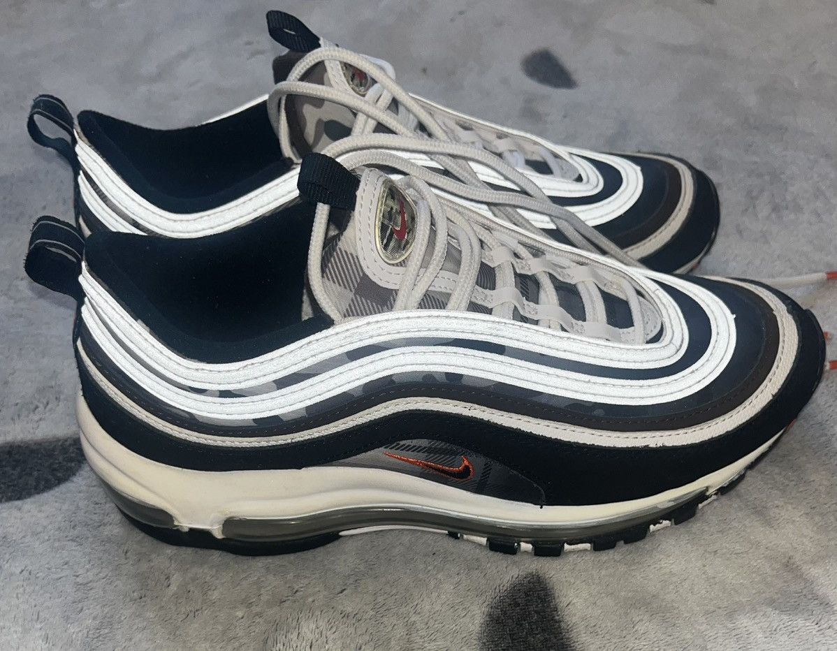 Nike Nike Air Max 97 White Black Baroque Brown Size US 6.5 / IT 36.5 - 4 Thumbnail