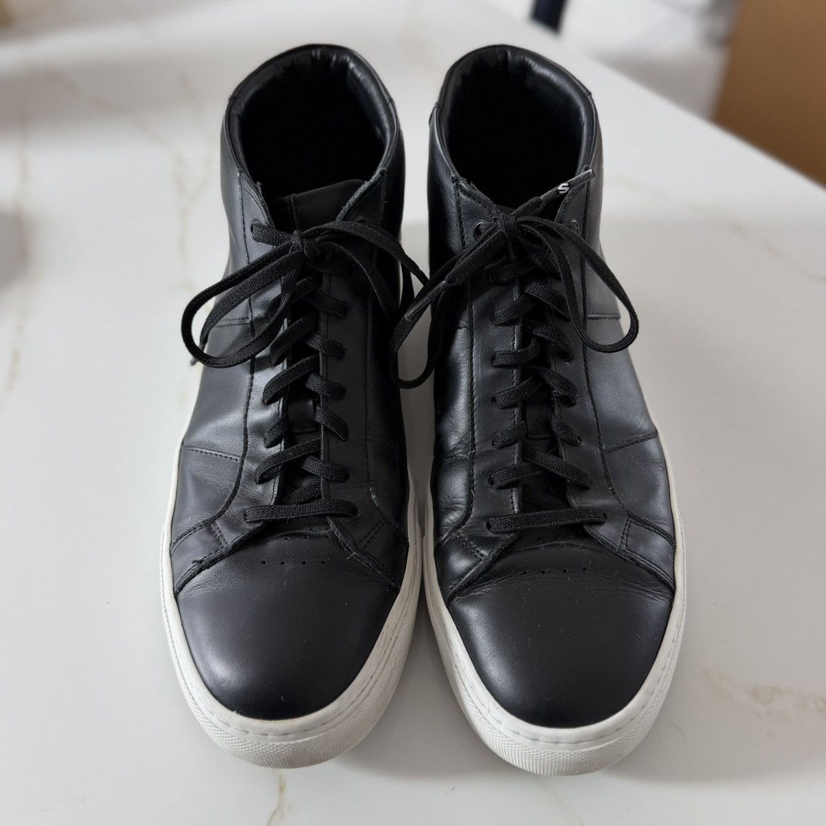 Greats Greats Leather High-Tops with elastic laces Size US 11.5 / EU 44-45 - 2 Thumbnail