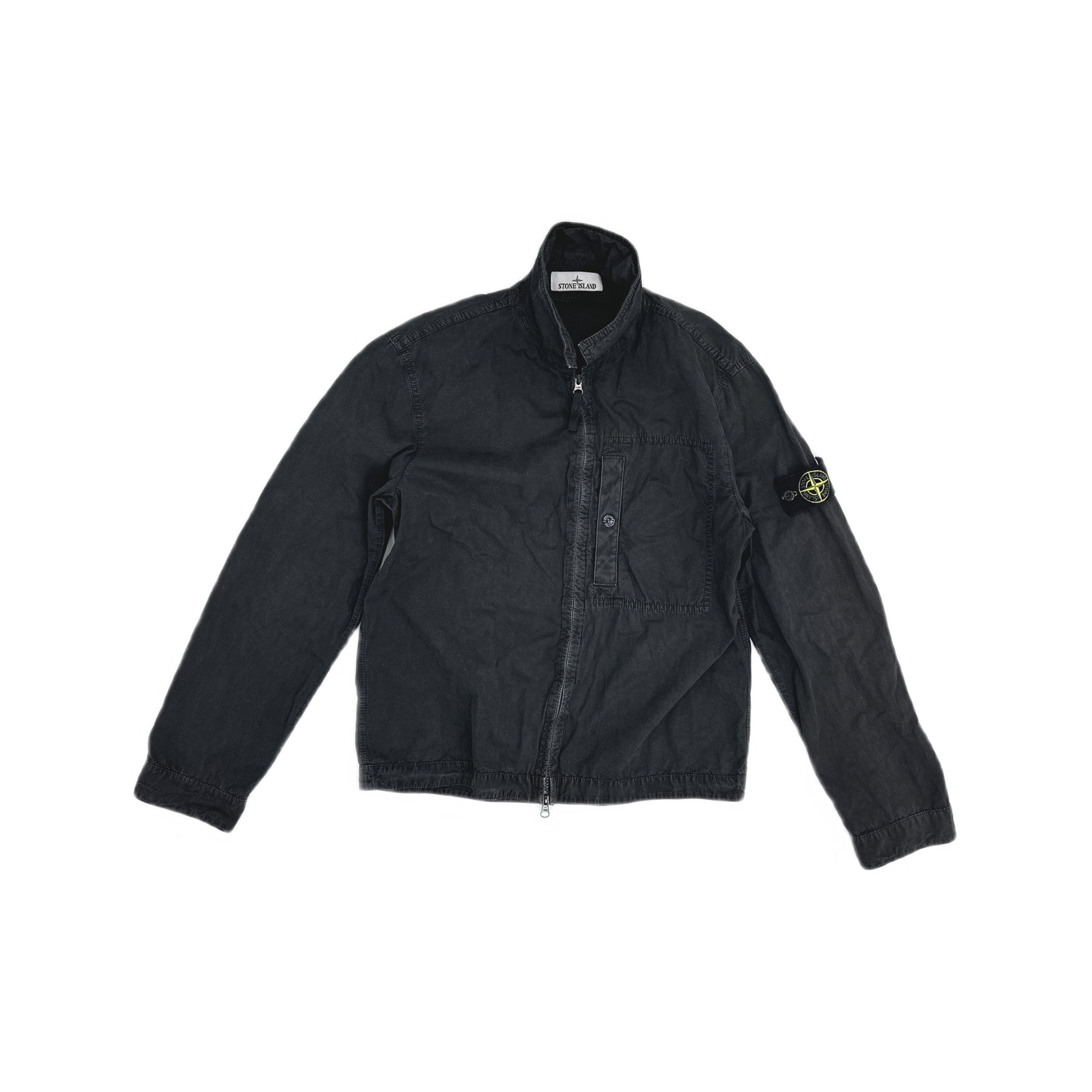 Stone Island Stone Island Washed Zip-Up Jacket Size M Size US M / EU 48-50 / 2 - 1 Thumbnail