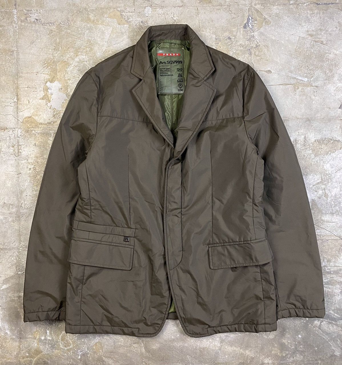 Prada Prada Sports SS00 Windstopper Nylon Blazer Jacket Size US M / EU 48-50 / 2 - 1 Thumbnail