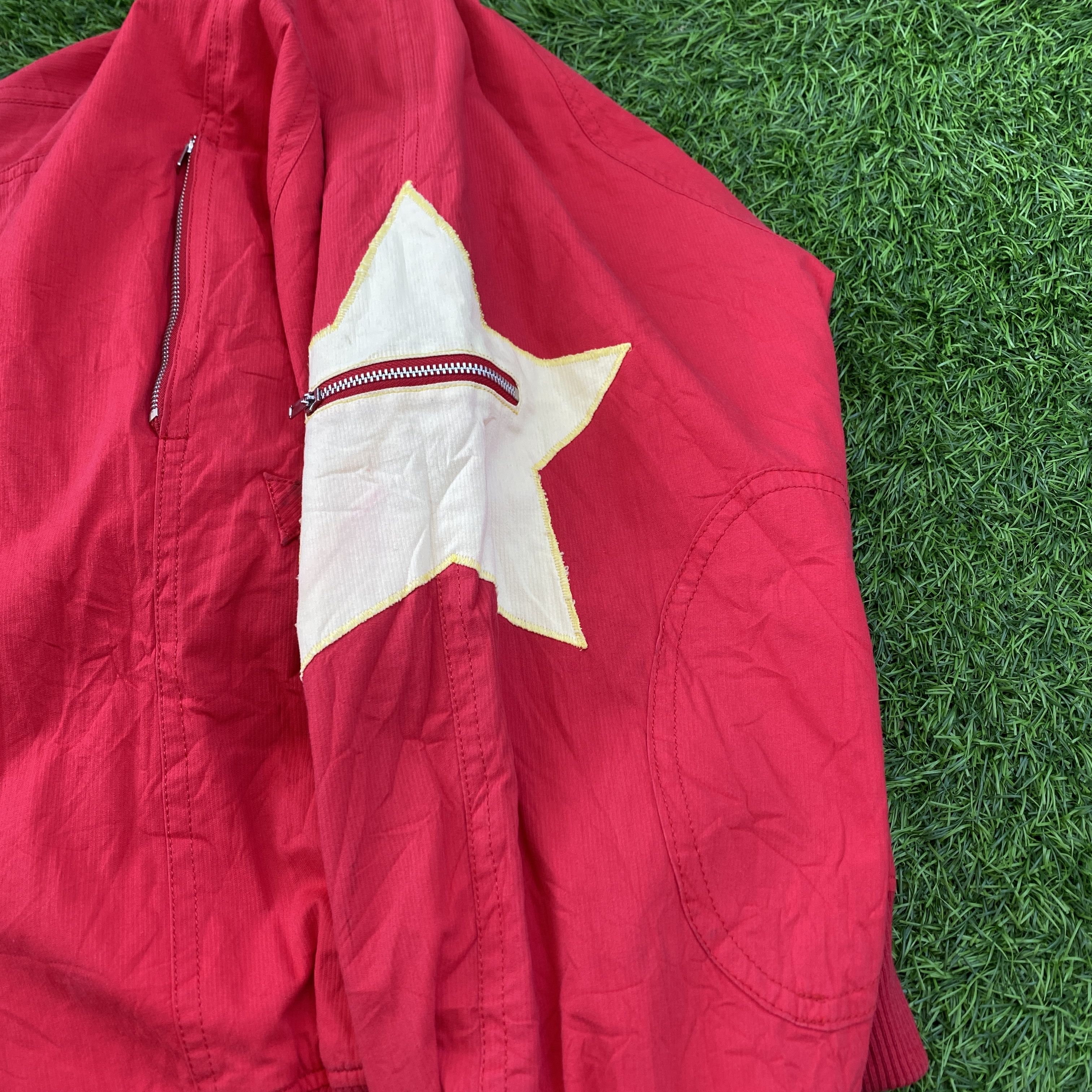 PERSON'S × Vintage Vintage Persons For Men Star Bomber Jacket Size US L / EU 52-54 / 3 - 8 Thumbnail