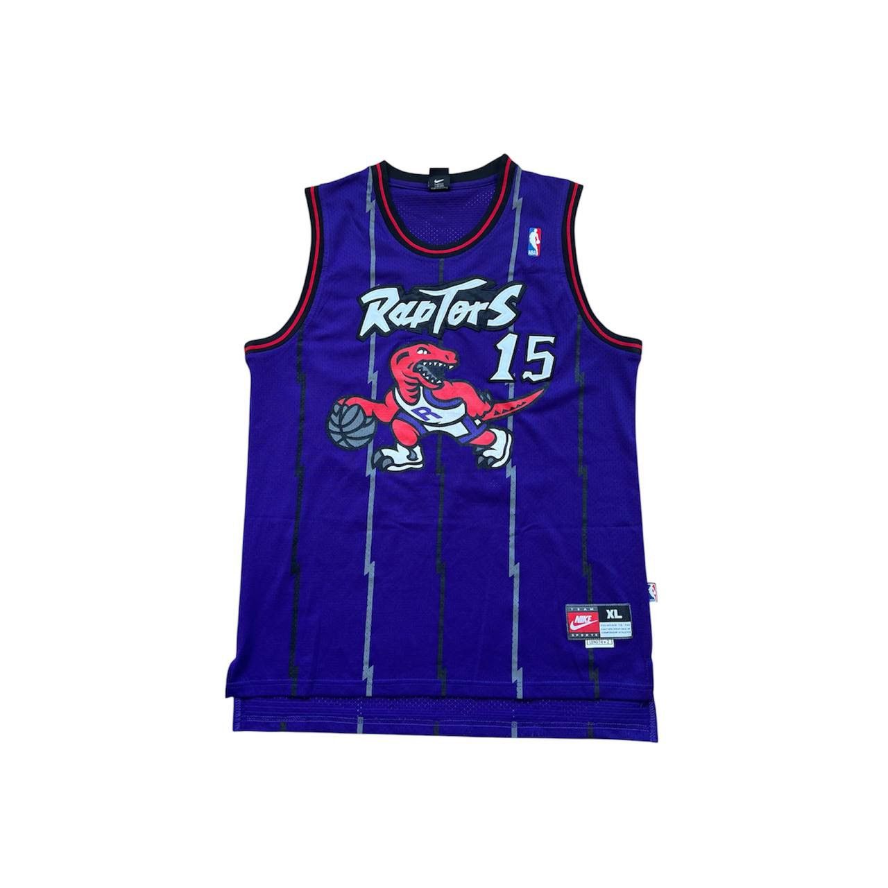 NBA 1998/99 NBA TORONTO RAPTORS #15 CARTER BASKETBALL JERSEY XL Size US XL / EU 56 / 4 - 1 Thumbnail
