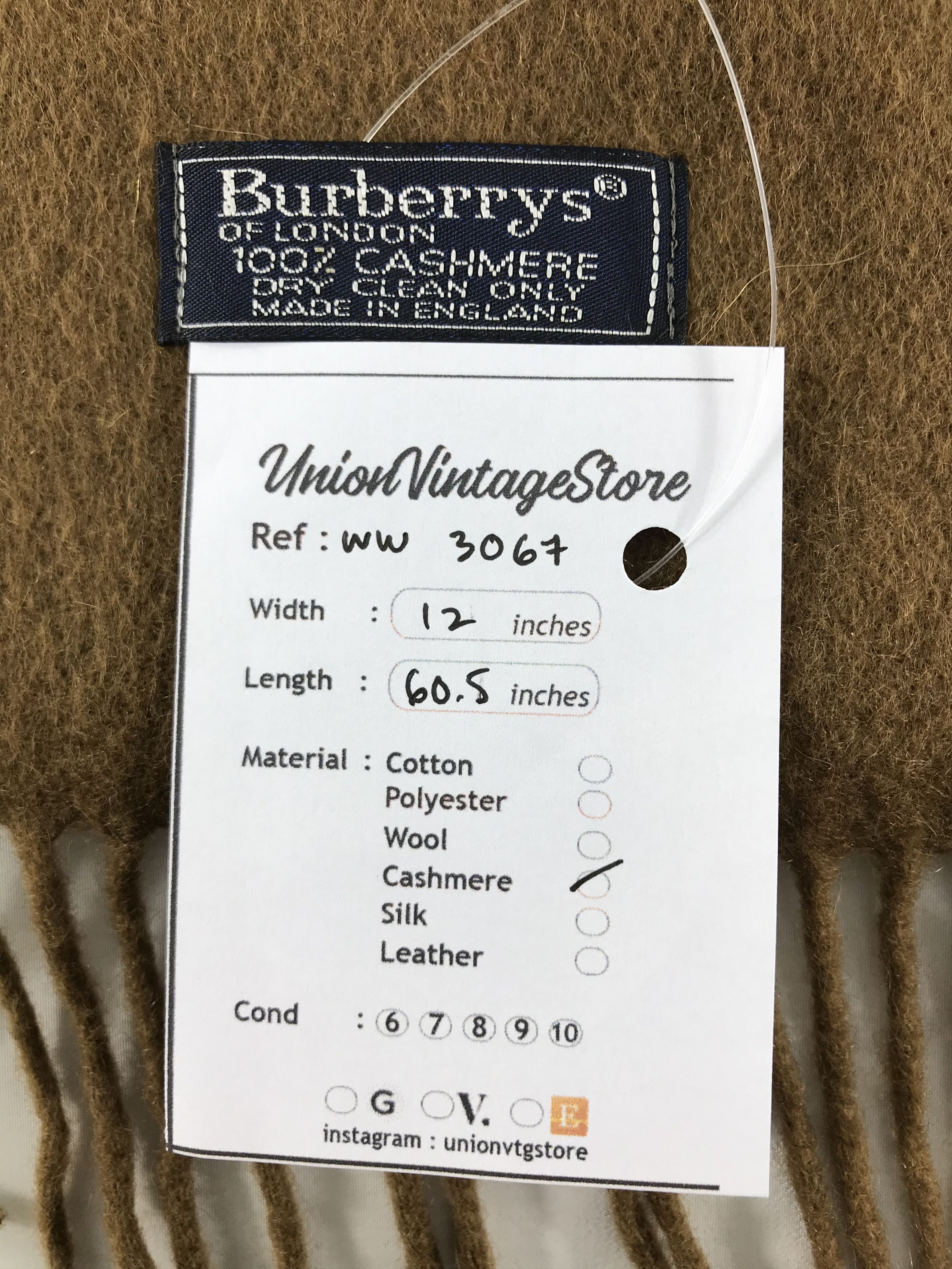 Burberry × Vintage Burberry Scarf / Muffler / Neckwear - WW3067 Size ONE SIZE - 5 Thumbnail