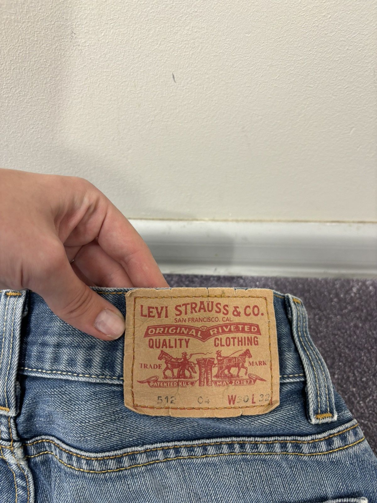 Levi's Vintage Levi’s 512 Faded Blue American Hype Denim Shorts Size US 30 / EU 46 - 7 Thumbnail