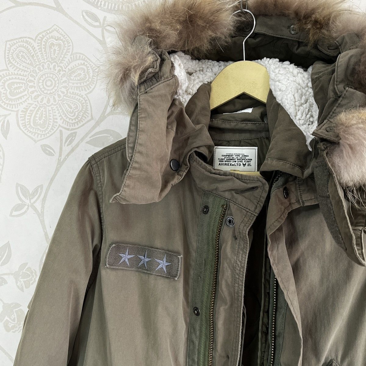 Alpha Industries Avirex Alpha Industries Hood Fur Ruff Long Parka Jacket Size US M / EU 48-50 / 2 - 6 Thumbnail