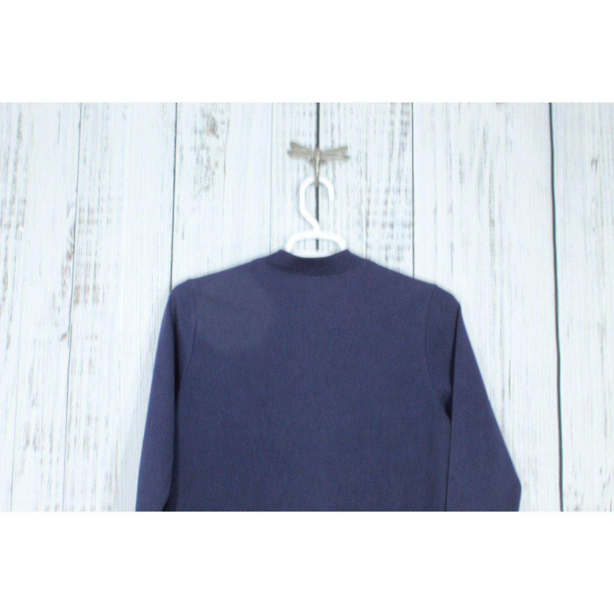 Other Vintage Bon Worth Blue Floral Embroidered Button Sweater Size S / US 4 / IT 40 - 6 Thumbnail