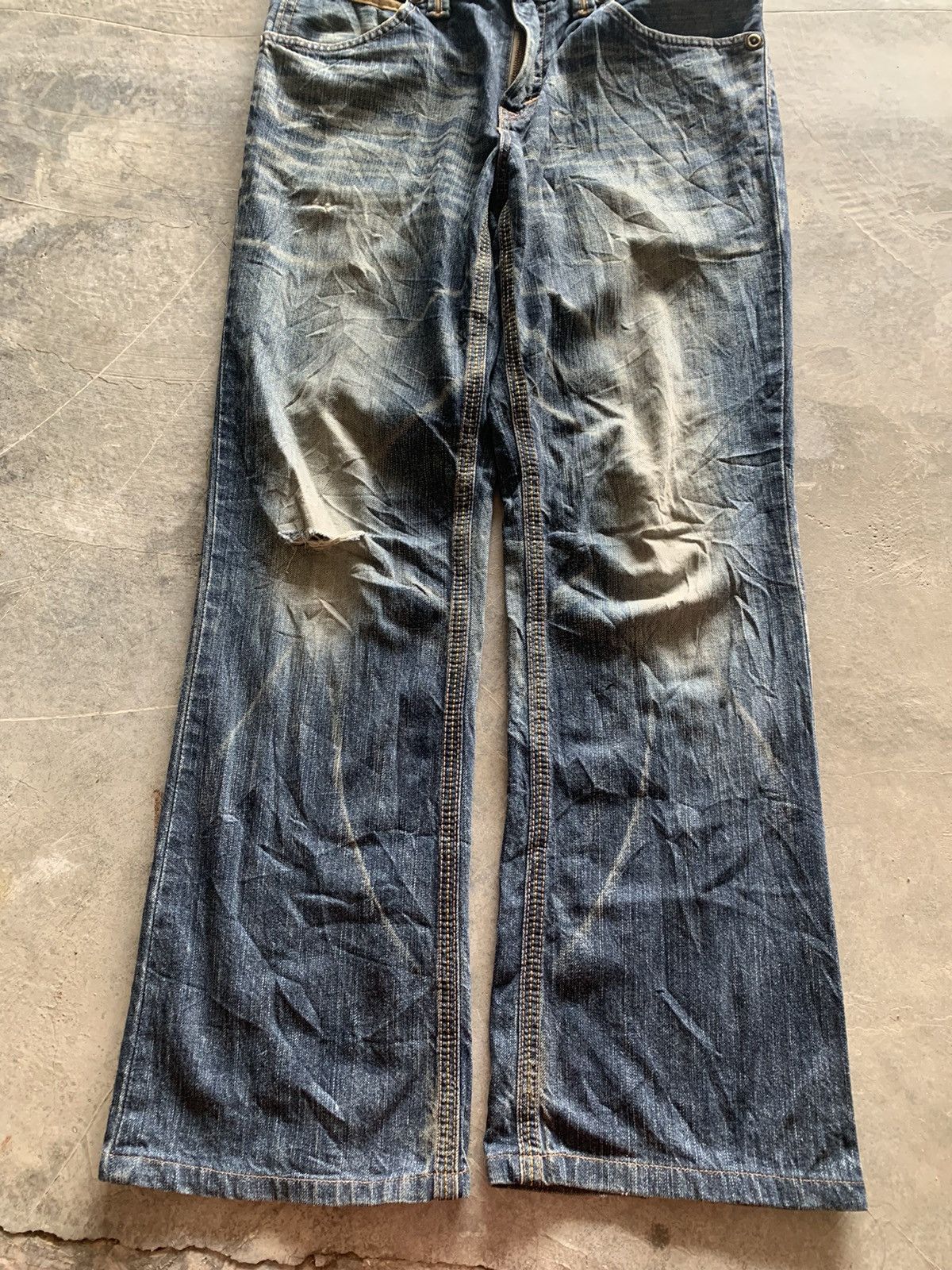 Edwin distressed flare vintage exclusive EDWIN jeans western style Size US 32 / EU 48 - 4 Thumbnail