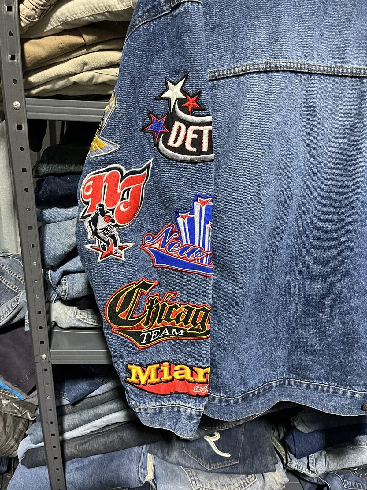 Fubu × JNCO × Vintage CRAZY VINTAGE Y2K SKATER HIP-HOP DENIM JACKET FUBU JNCO Size US XL / EU 56 / 4 - 9 Thumbnail