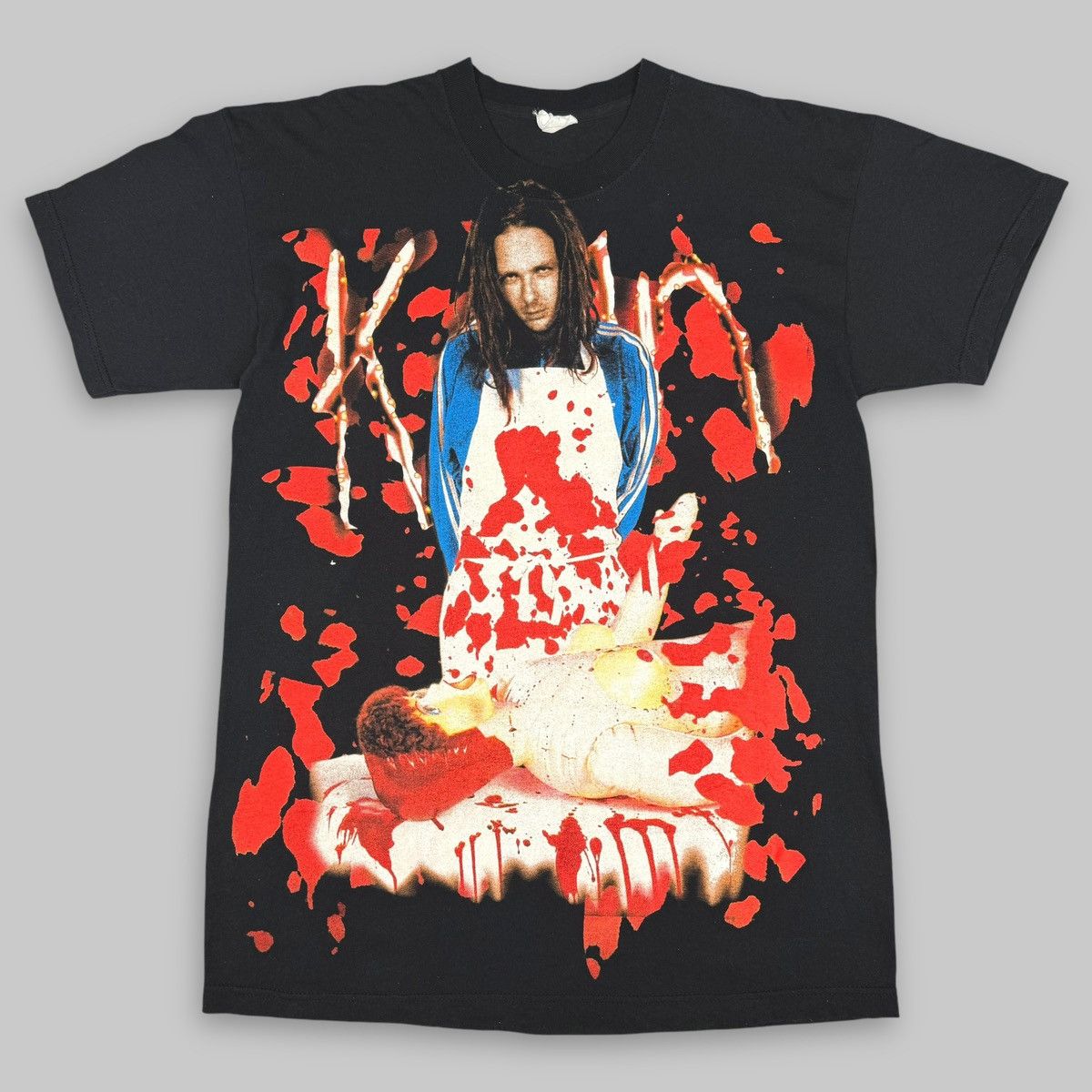 Band Tees Vintage 90s Korn Bloody Doll All Over Jonathan Davis T Shirt Size US XL / EU 56 / 4 - 2 Thumbnail