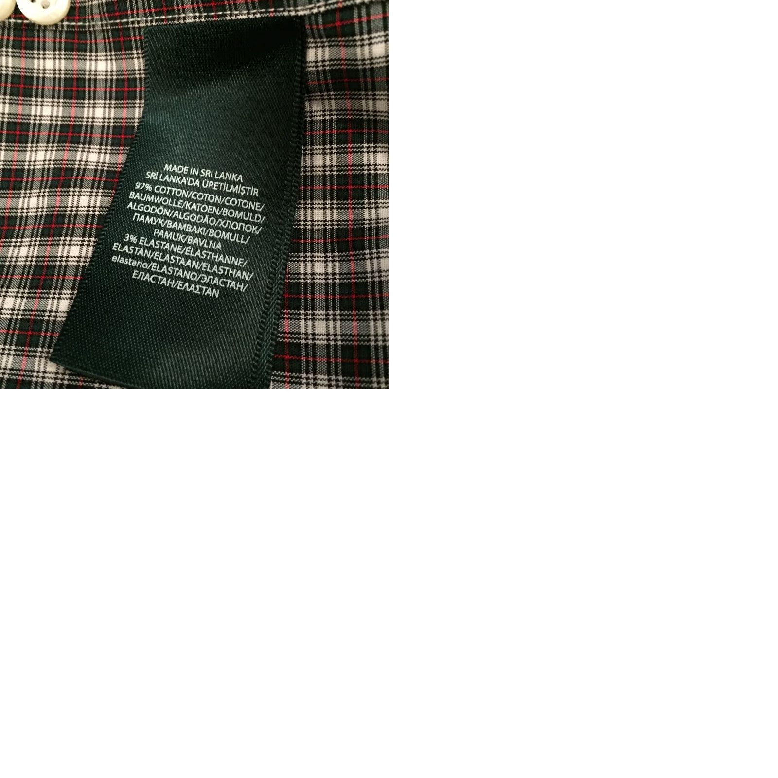 Ralph Lauren Lauren Ralph Lauren Shirt Mens 17 Green Red Plaid Long Sleeve Button Up Size US XL / EU 56 / 4 - 9 Thumbnail