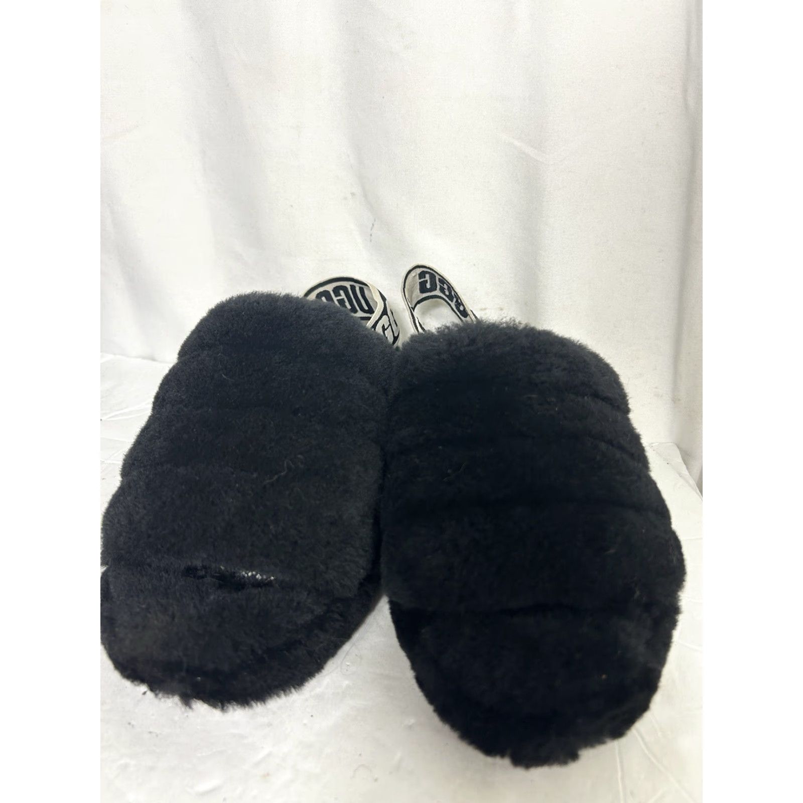 Ugg VINTAGE UGG Australia Fluff Yeah Slide Sandals for Women US 5 Black Size US 5 / IT 35 - 5 Thumbnail