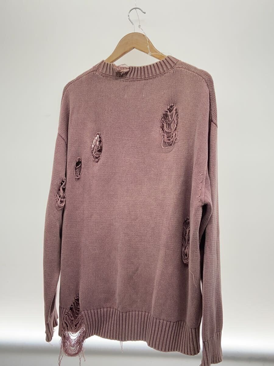 Number (N)ine Acid Wash Distressed Knit Sweater Size US XL / EU 56 / 4 - 2 Thumbnail
