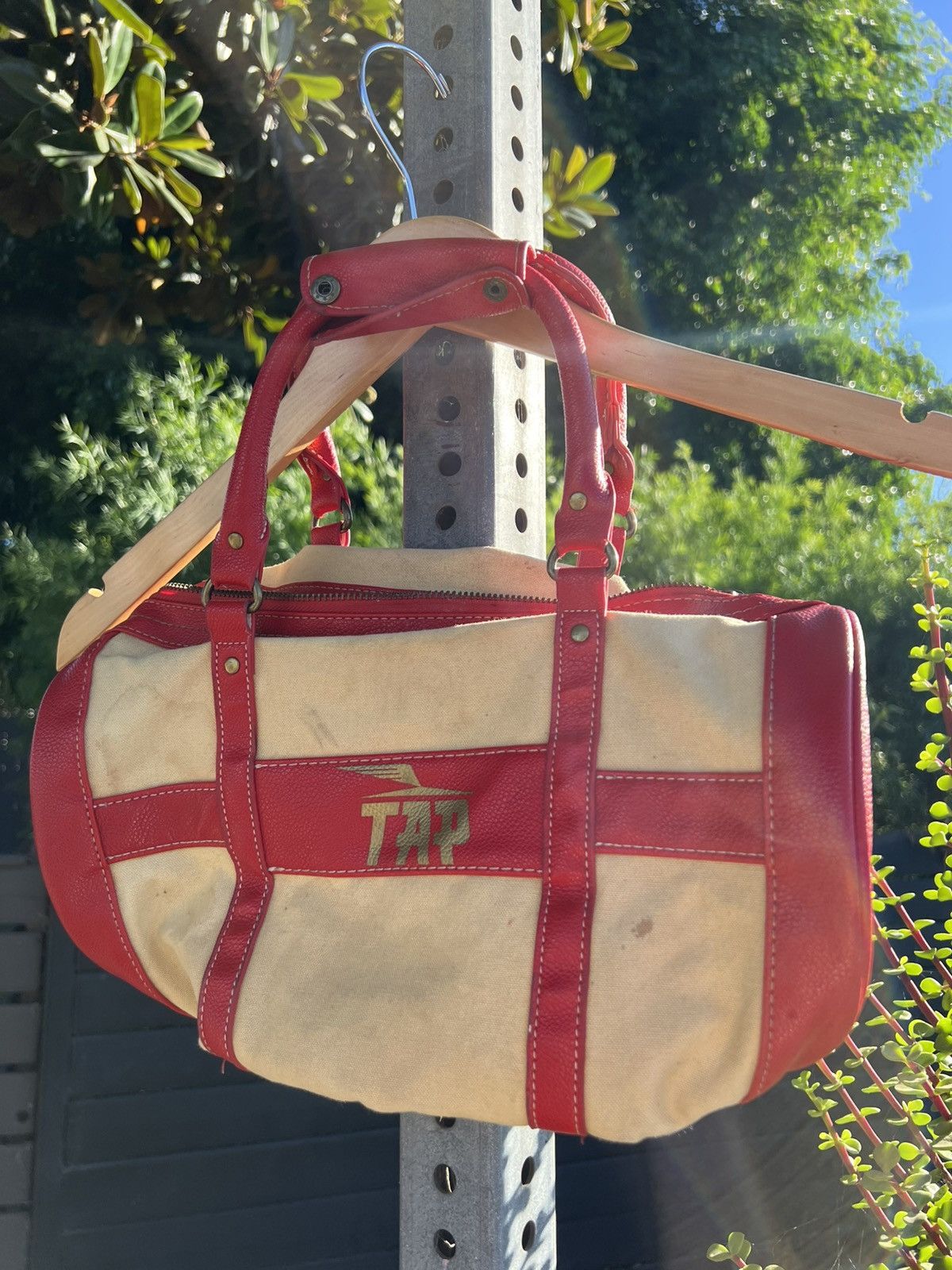 Vintage 60’s 70’s Vintage TAP Air Portugal Retro Indie Travel Bag Size ONE SIZE - 9 Thumbnail