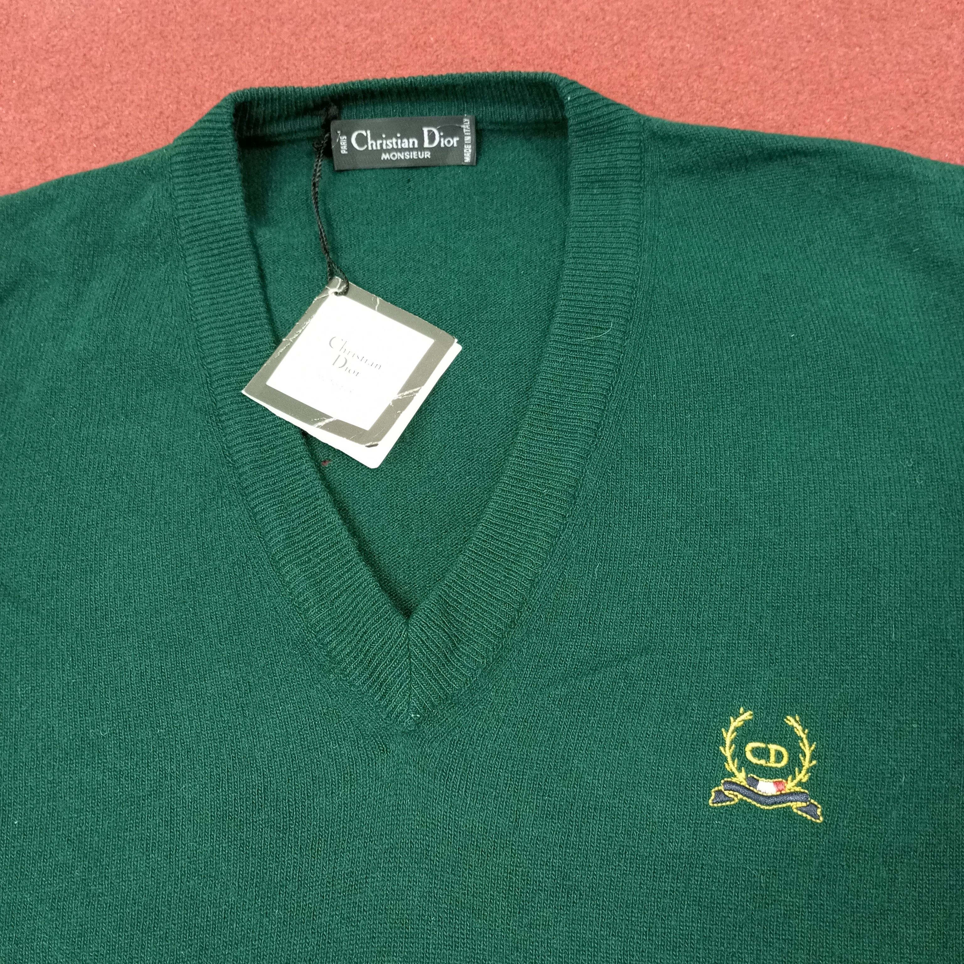 Christian Dior Monsieur Christian Dior Monsieur Fashion Sweater Knitwear c242n21 Size US L / EU 52-54 / 3 - 2 Thumbnail