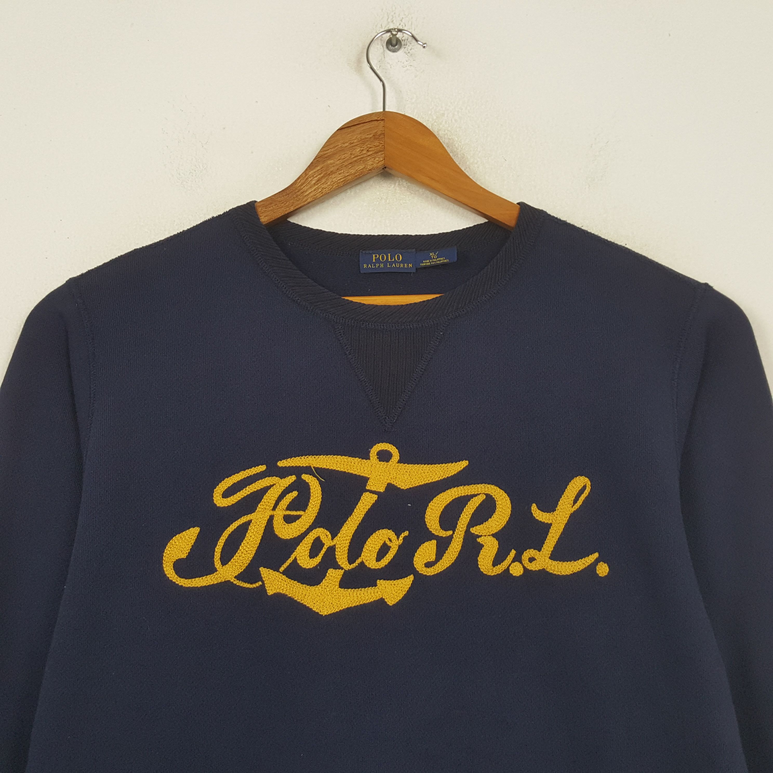 Polo Ralph Lauren Vintage Polo Ralph Lauren Fashion Brand Sweatshirt RR1 Size US M / EU 48-50 / 2 - 2 Thumbnail