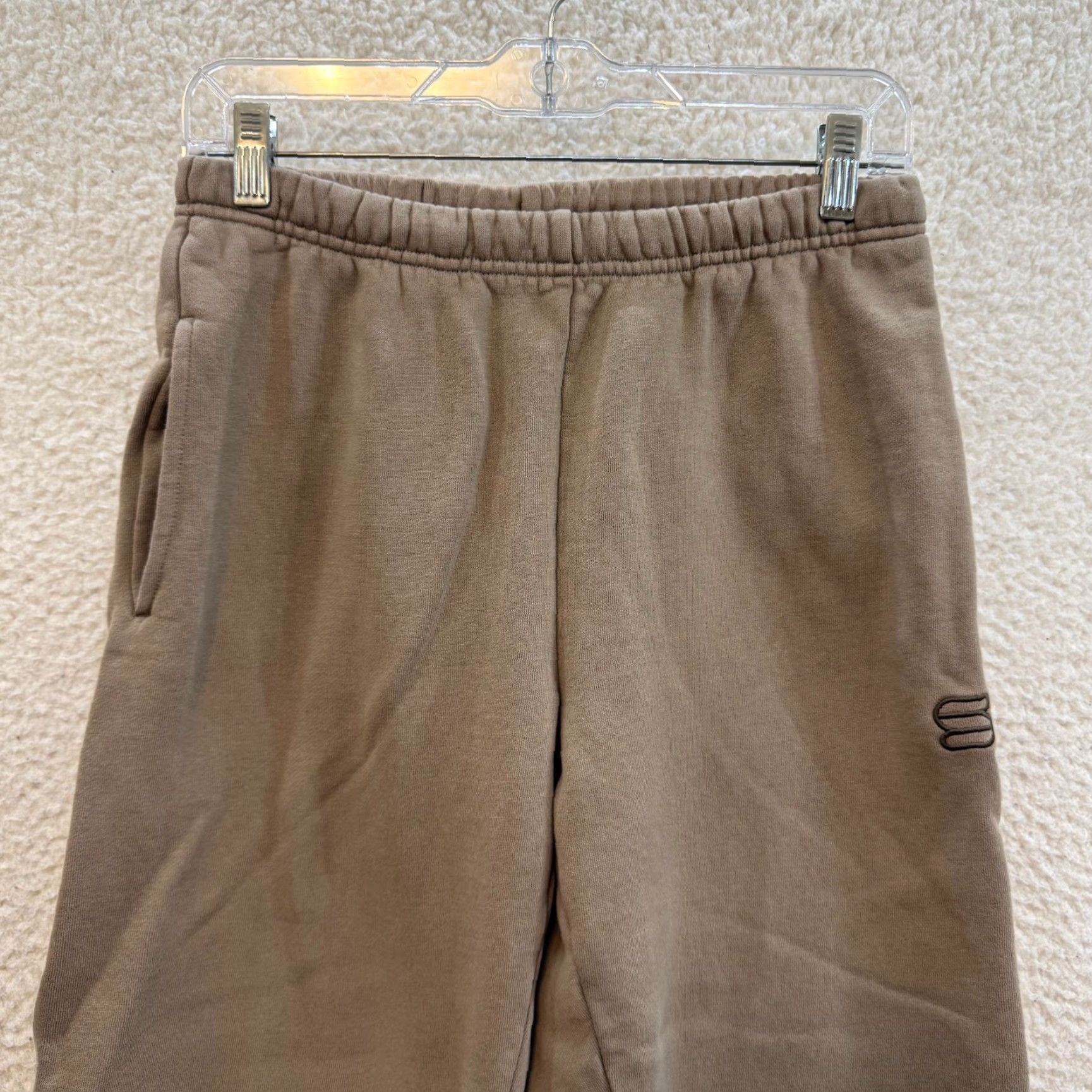 Aritzia Aritzia Super World Jogger Sweatpants Small Desert Tan Grey Elastic Waistband Size 28" / US 6 / IT 42 - 3 Thumbnail