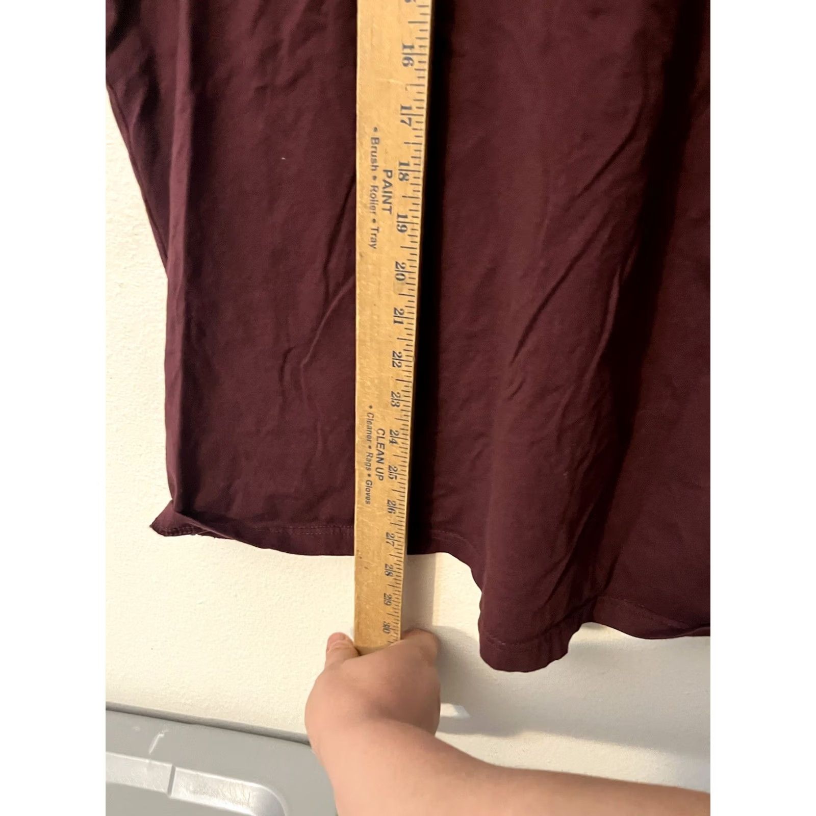 Old Navy Old Navy Shirt Mens Size XL Maroon Crew Neck Soft Wash Knit Size US XL / EU 56 / 4 - 4 Thumbnail
