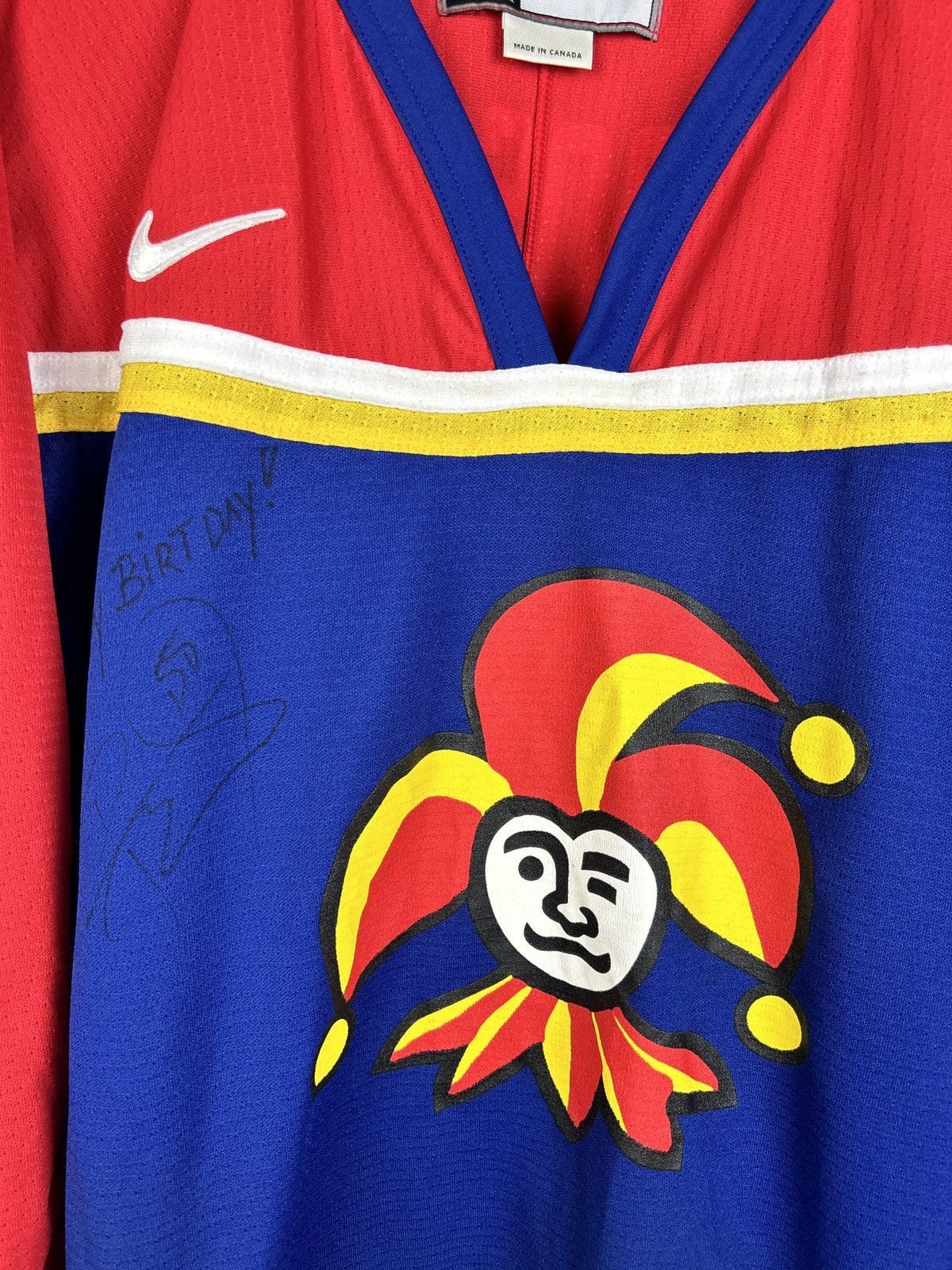 Nike 90s Vintage Nike Jokerit Signed Hockey Jersey Size M Size US M / EU 48-50 / 2 - 2 Thumbnail