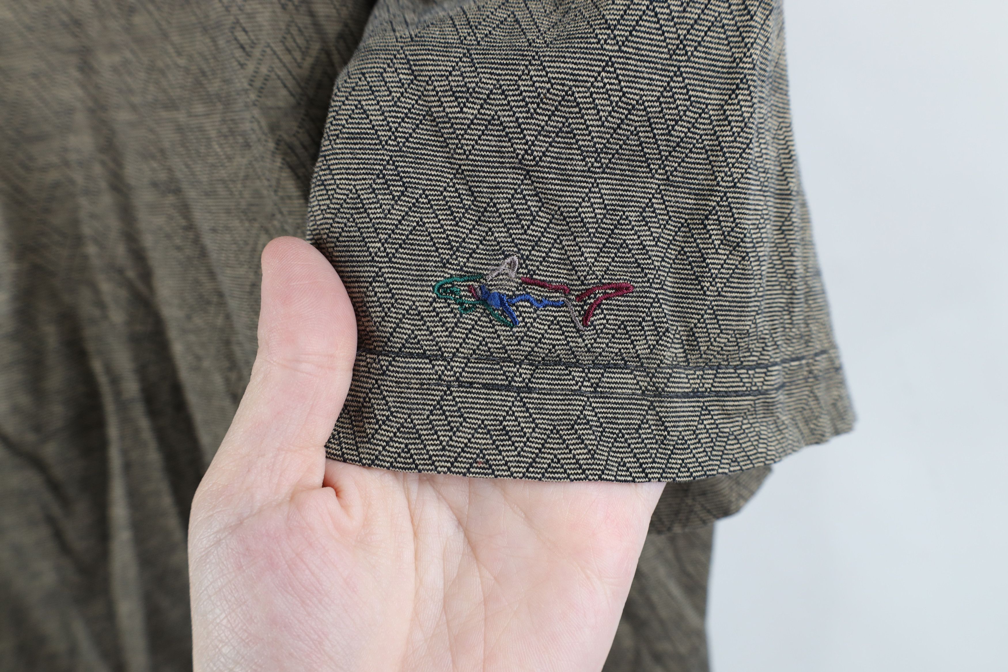 Vintage Vintage 90s Streetwear Diamond Knit Golf Polo Shirt Size US M / EU 48-50 / 2 - 4 Thumbnail