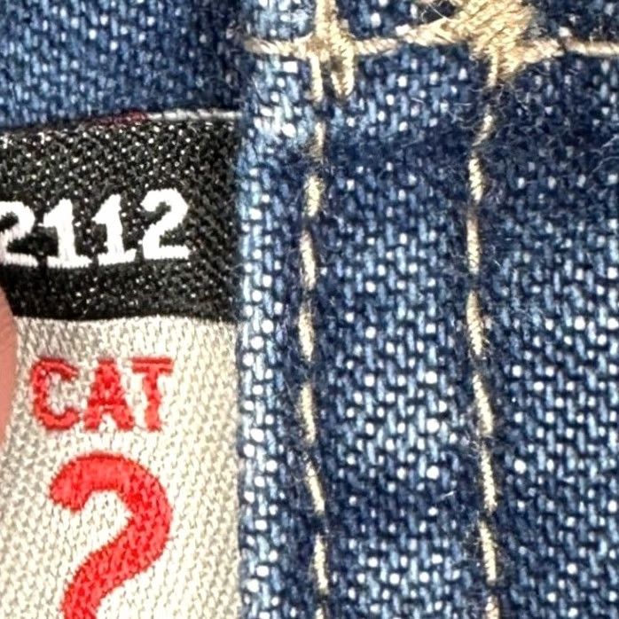 Carhartt Carhartt FR Cat 2 Work Jeans Mens 35X32 Blue Flame-Resistant Straight Leg EUC Size US 35 - 4 Thumbnail