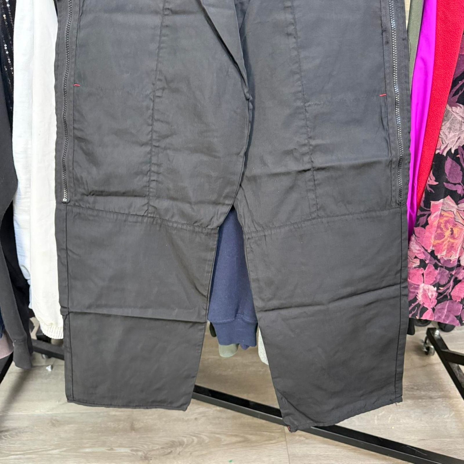 Other Vintage 90s Baggy Athletic Works Black Nylon Pants Size US 32 / EU 48 - 4 Thumbnail