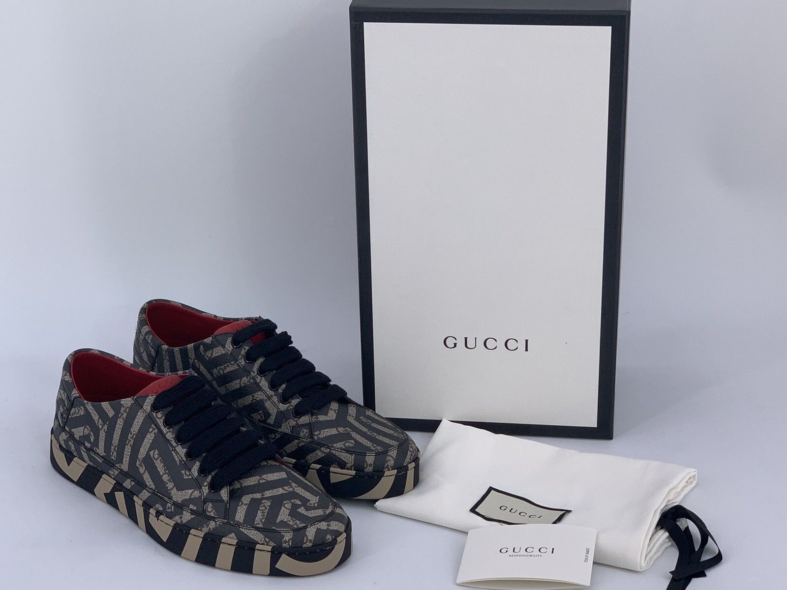 Gucci Size-EU-43,5/US-10,5/UK-9,5 New Gucci Sneakers Size US 10.5 / EU 43-44 - 2 Thumbnail