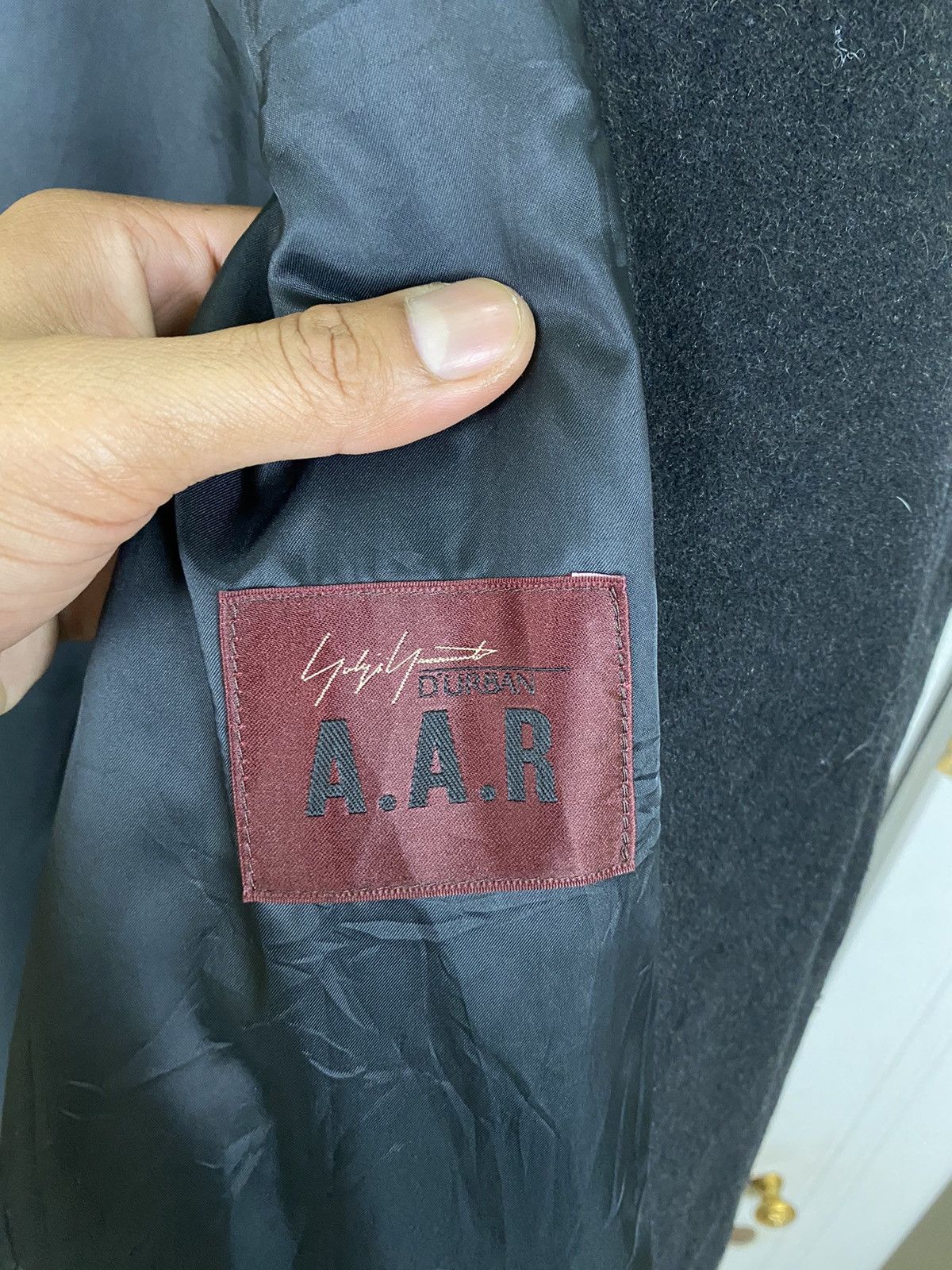 Yohji Yamamoto 🔥YOHJI YAMAMOTO 🔥 Wool Long Jacket Size US L / EU 52-54 / 3 - 10 Thumbnail