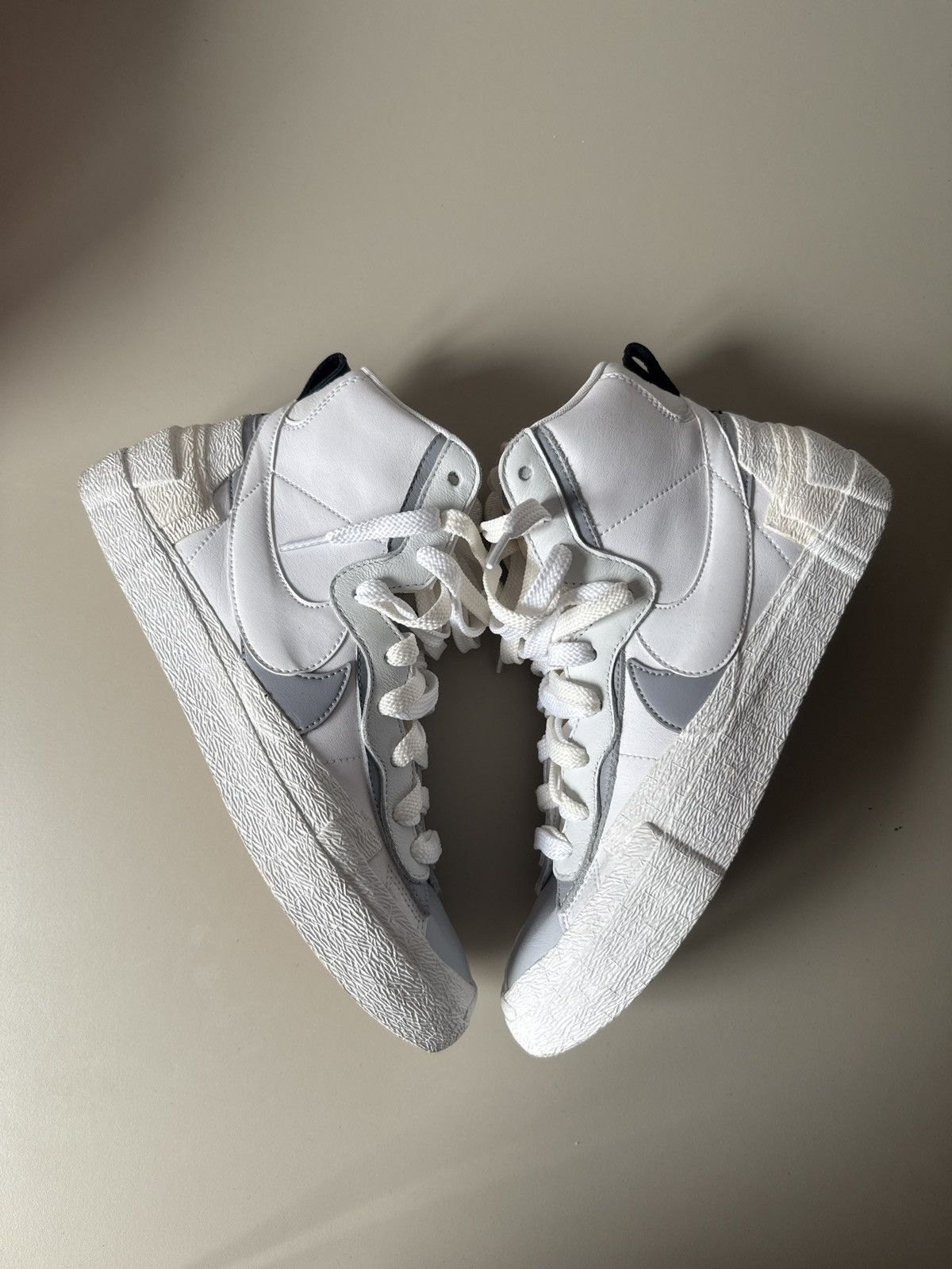 Nike × Sacai Nike Blazer Mid Sacai White Size US 8.5 / EU 41-42 - 2 Thumbnail