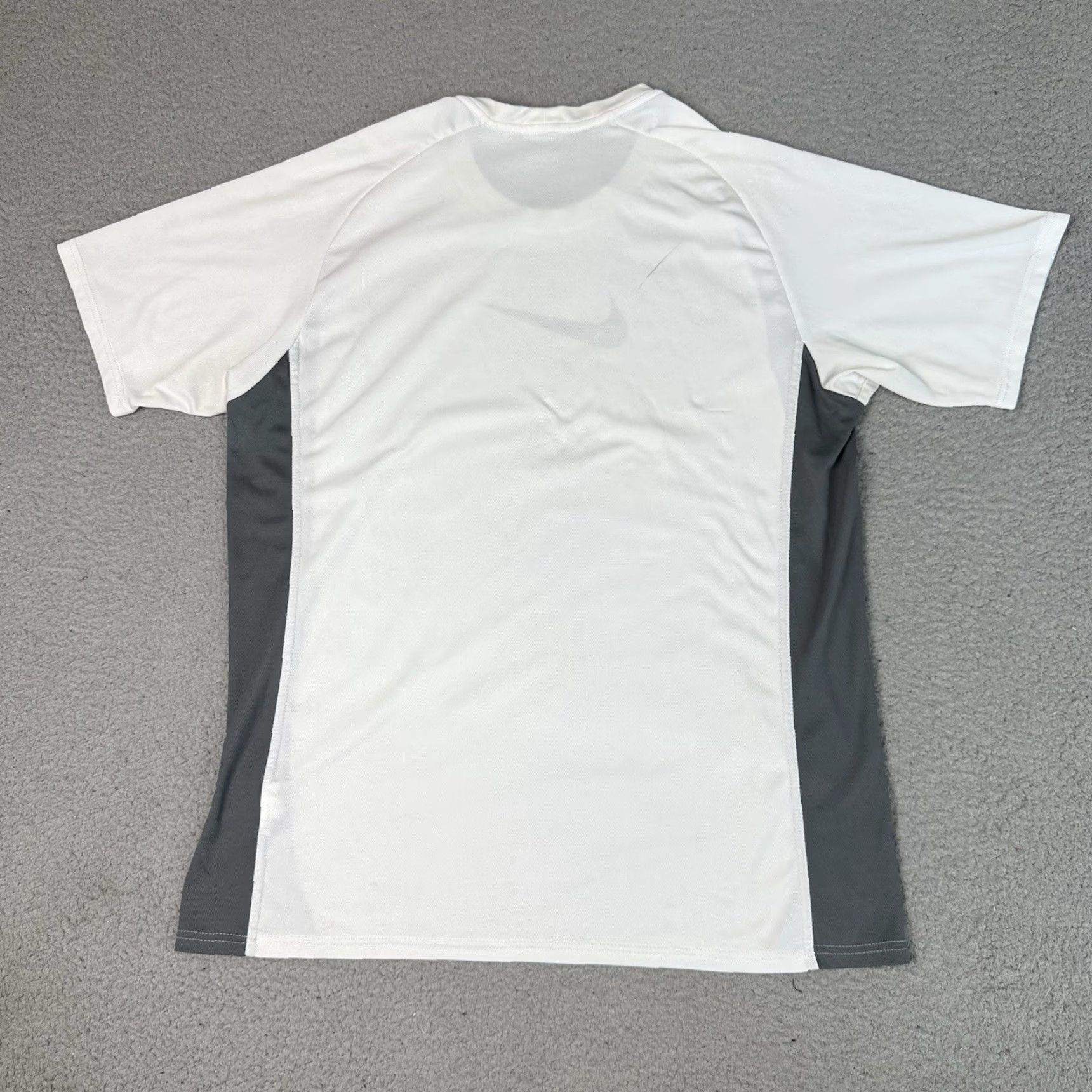 Nike Nike Dri Fit T Shirt Adult Large White Athletic Casual Workout Woven Training L Size US L / EU 52-54 / 3 - 3 Thumbnail