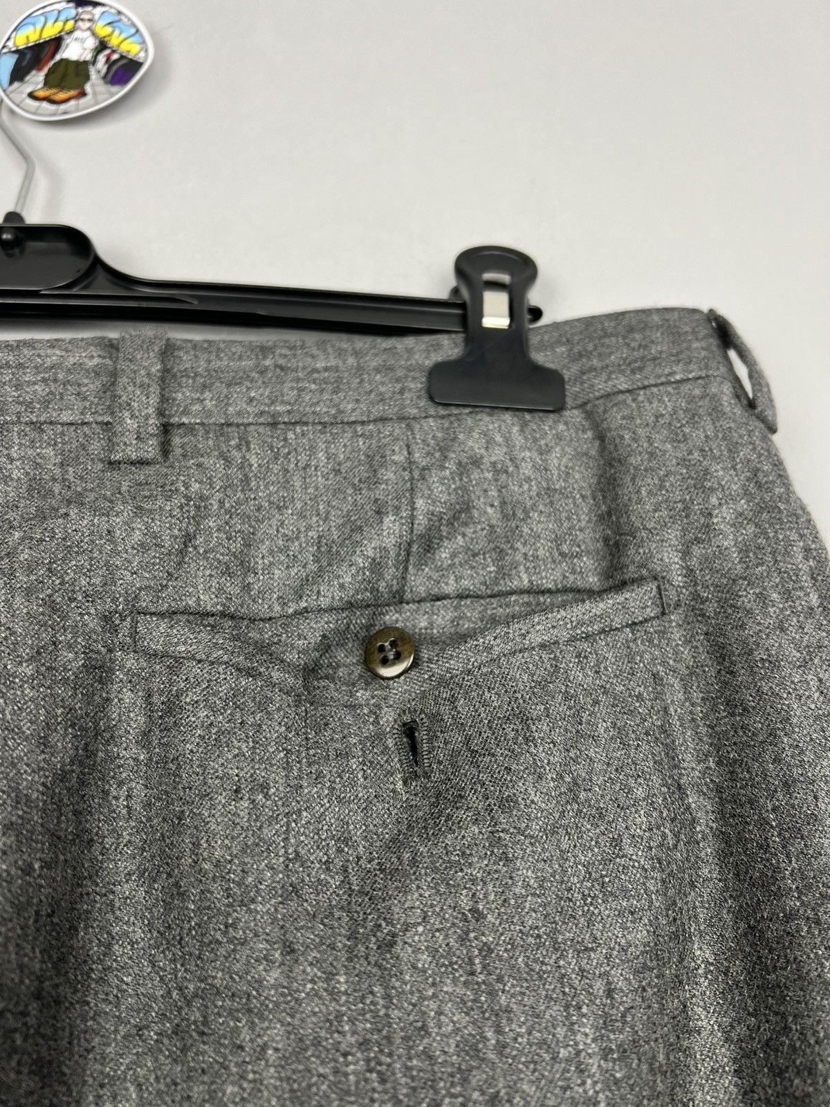 Burberry × Vintage Burberry Loose Casual Wool Pants Vintage Size US 36 / EU 52 - 6 Thumbnail